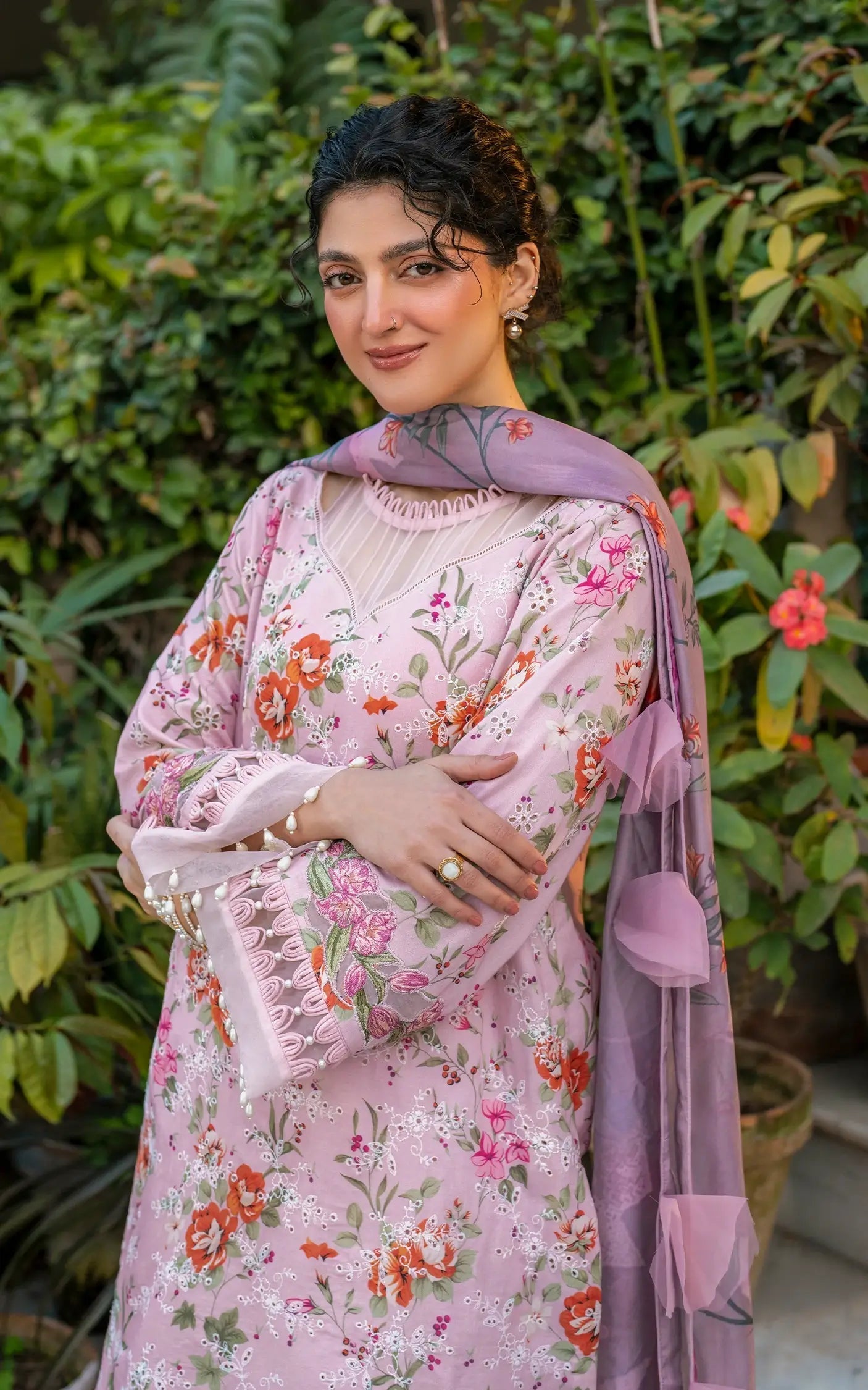 Asifa and Nabeel | Gulkari Summer 25 | Blossom Zephyr (GKL-09) - Official Asifa and Nabeel stockist in UK - Sakeena London