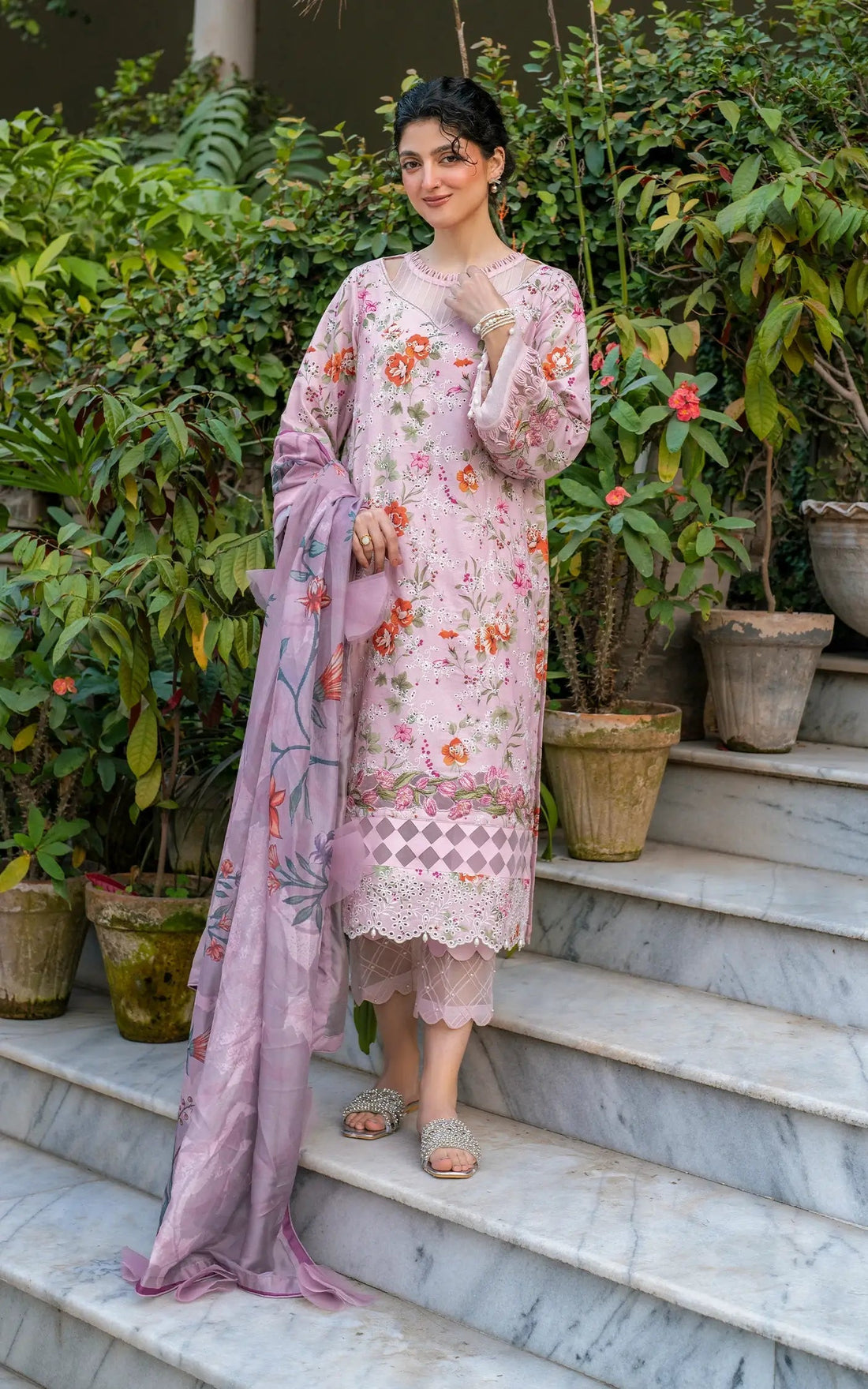 Asifa and Nabeel | Gulkari Summer 25 | Blossom Zephyr (GKL-09) - Official Asifa and Nabeel stockist in UK - Sakeena London