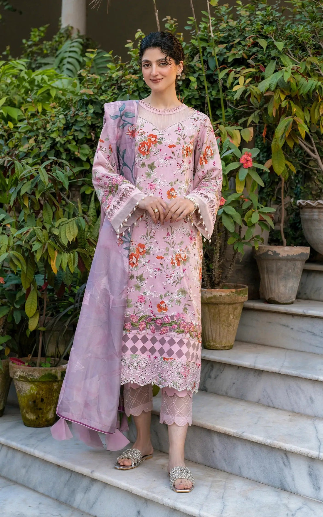 Asifa and Nabeel | Gulkari Summer 25 | Blossom Zephyr (GKL-09) - Official Asifa and Nabeel stockist in UK - Sakeena London