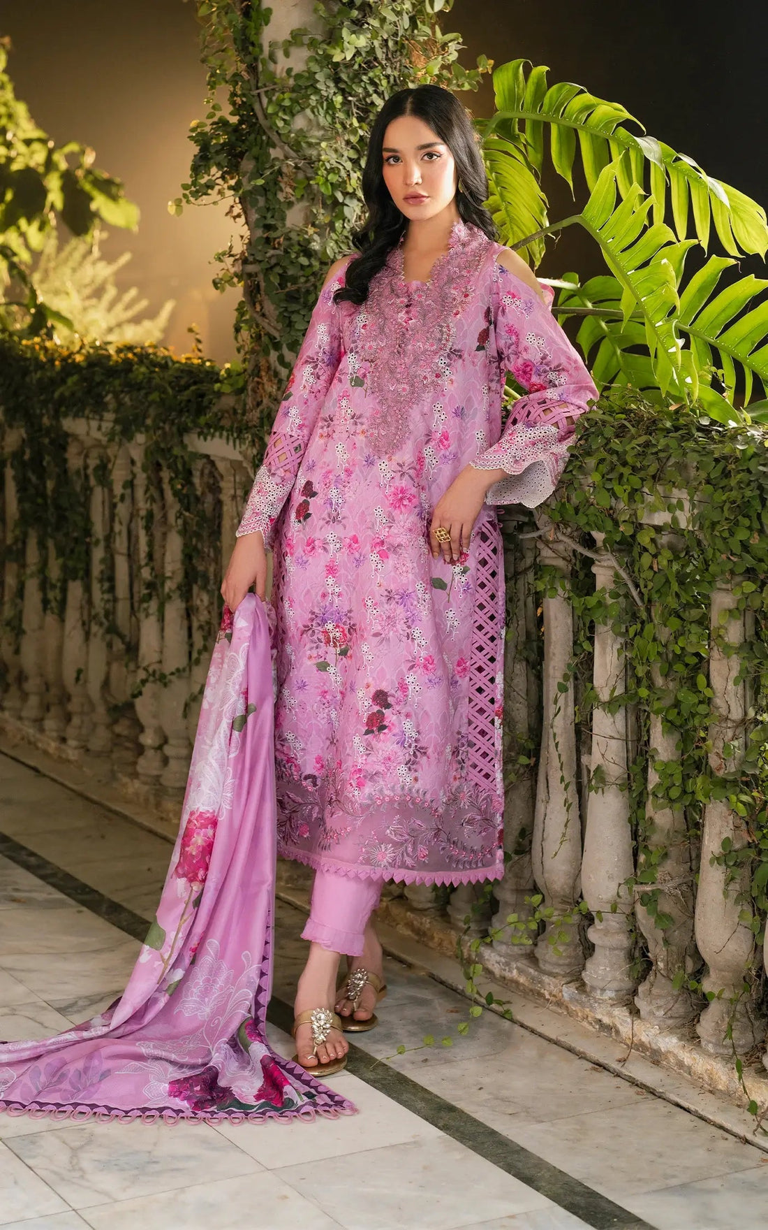 Asifa and Nabeel | Gulkari Summer 25 | Dawn Petals (GKL-10) - Official Asifa and Nabeel stockist in UK - Sakeena London