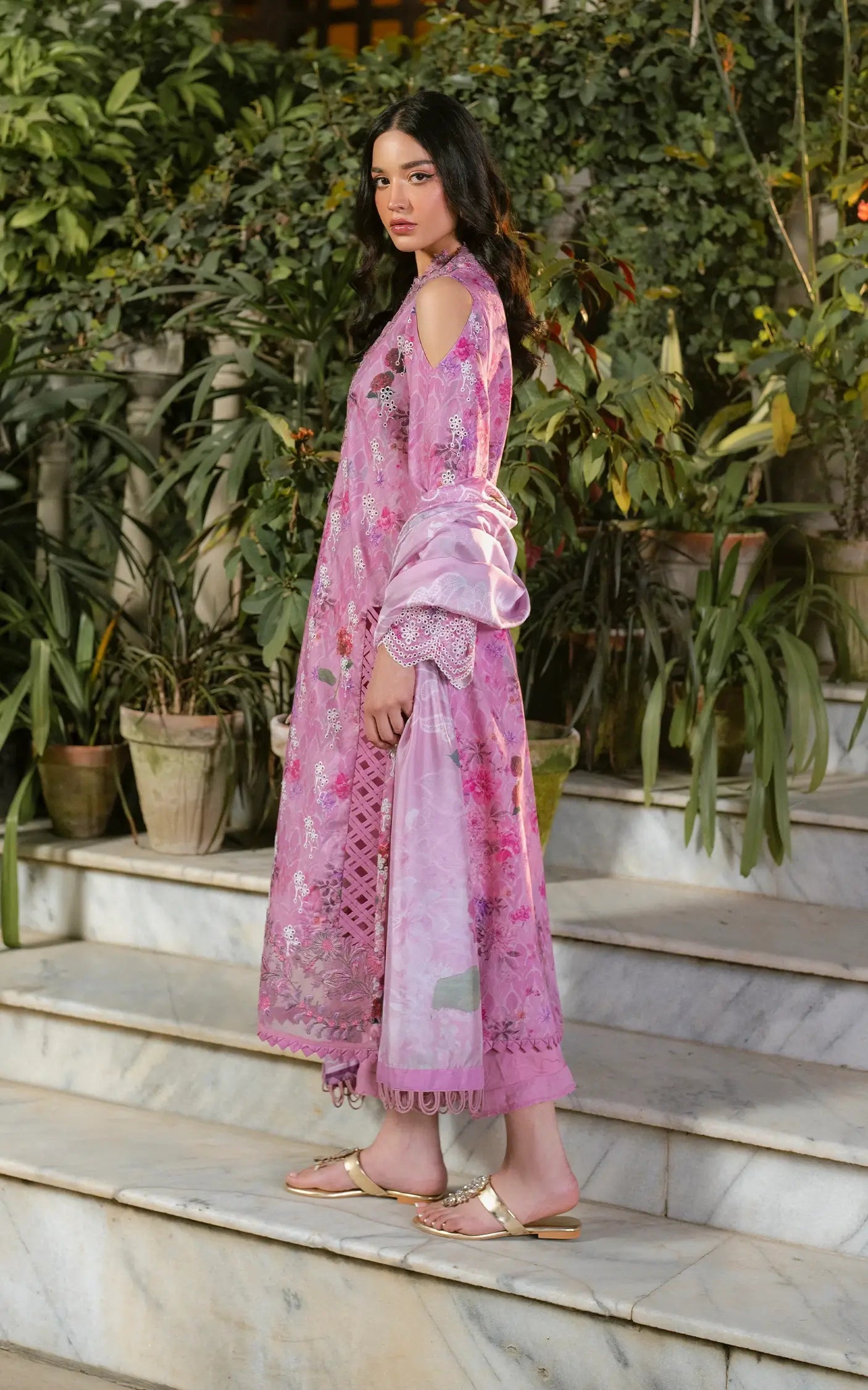 Asifa and Nabeel | Gulkari Summer 25 | Dawn Petals (GKL-10) - Official Asifa and Nabeel stockist in UK - Sakeena London