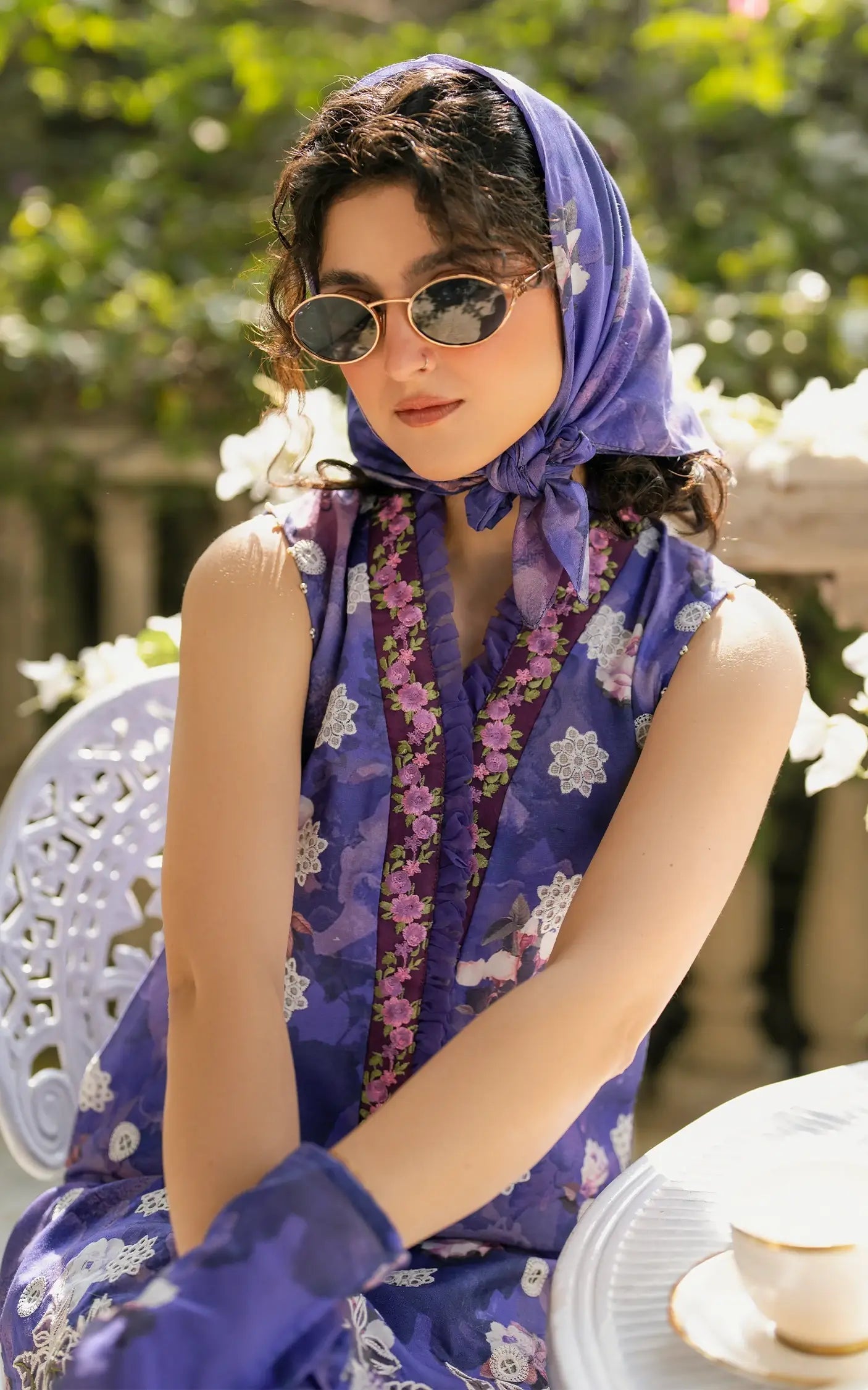 Asifa and Nabeel | Gulkari Summer 25 | Ophelia (GKL-11) - Official Asifa and Nabeel stockist in UK - Sakeena London