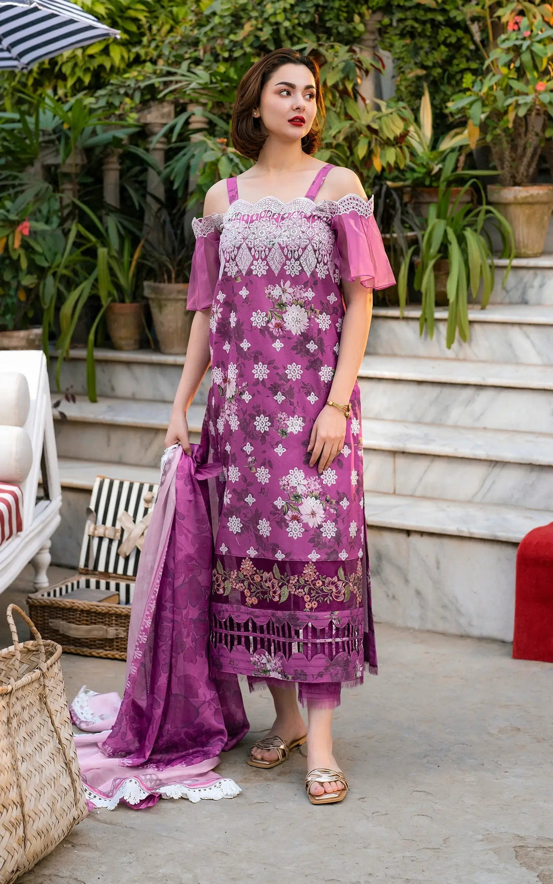Asifa and Nabeel | Gulkari Summer 25 | Aura (GKL-12) - Official Asifa and Nabeel stockist in UK - Sakeena London