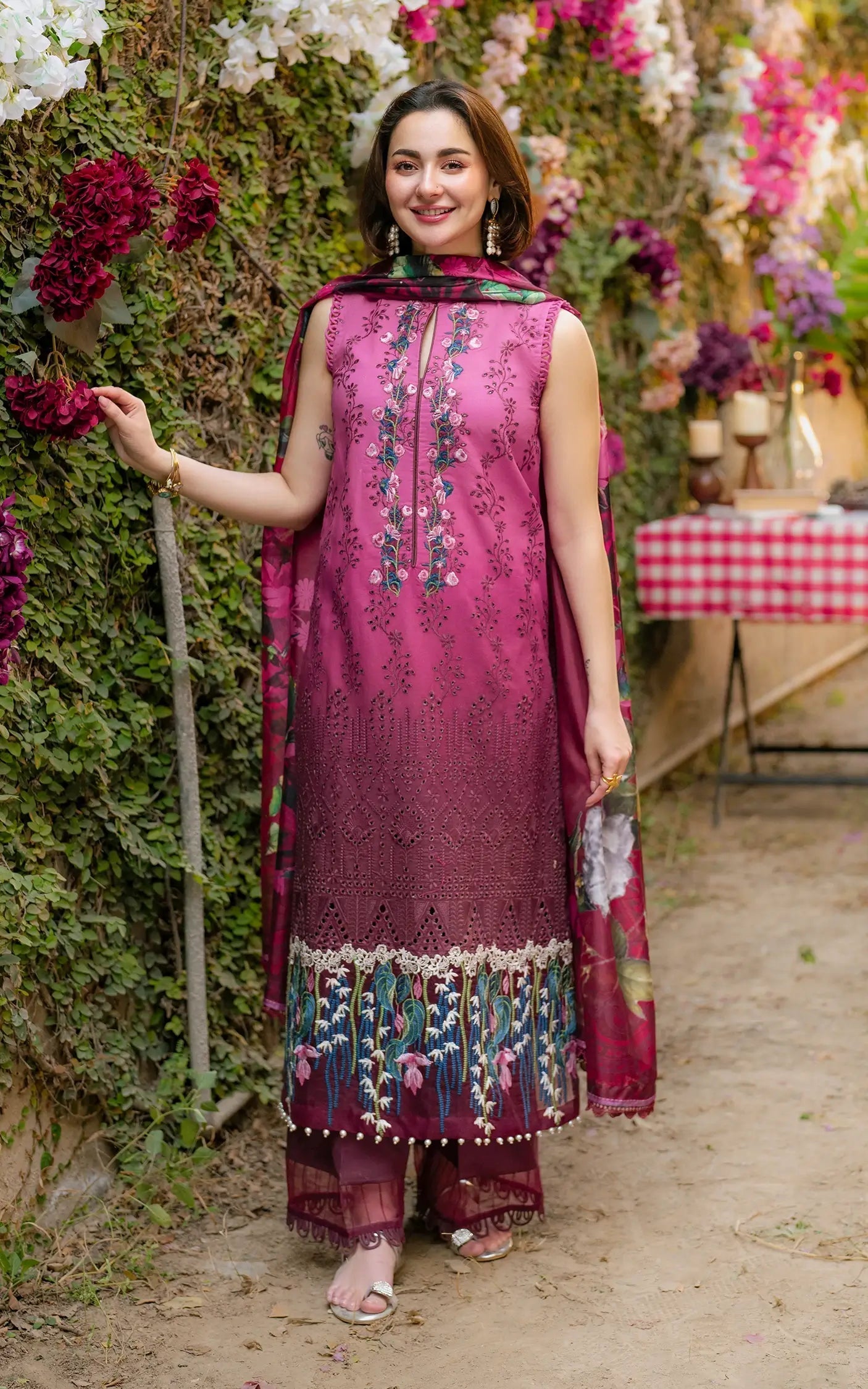 Asifa and Nabeel | Gulkari Summer 25 | Sunkissed Garden (GKL-13) - Official Asifa and Nabeel stockist in UK - Sakeena London