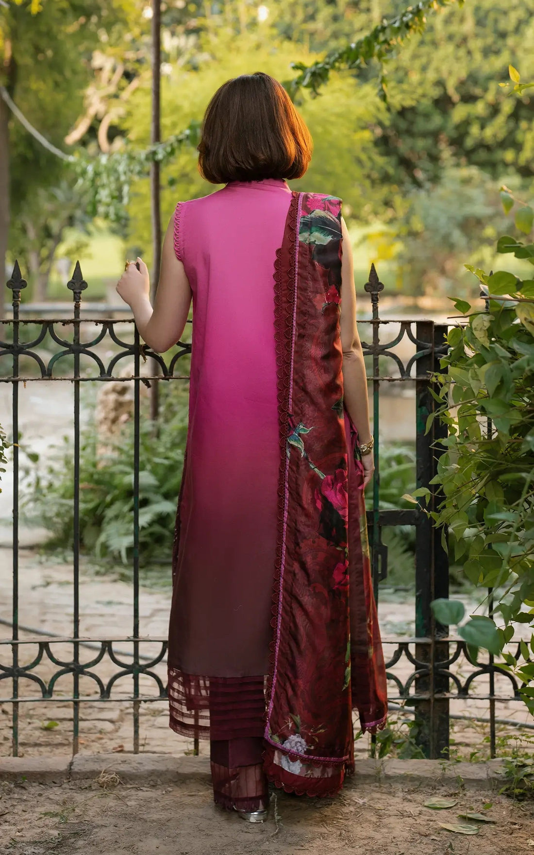 Asifa and Nabeel | Gulkari Summer 25 | Sunkissed Garden (GKL-13) - Official Asifa and Nabeel stockist in UK - Sakeena London