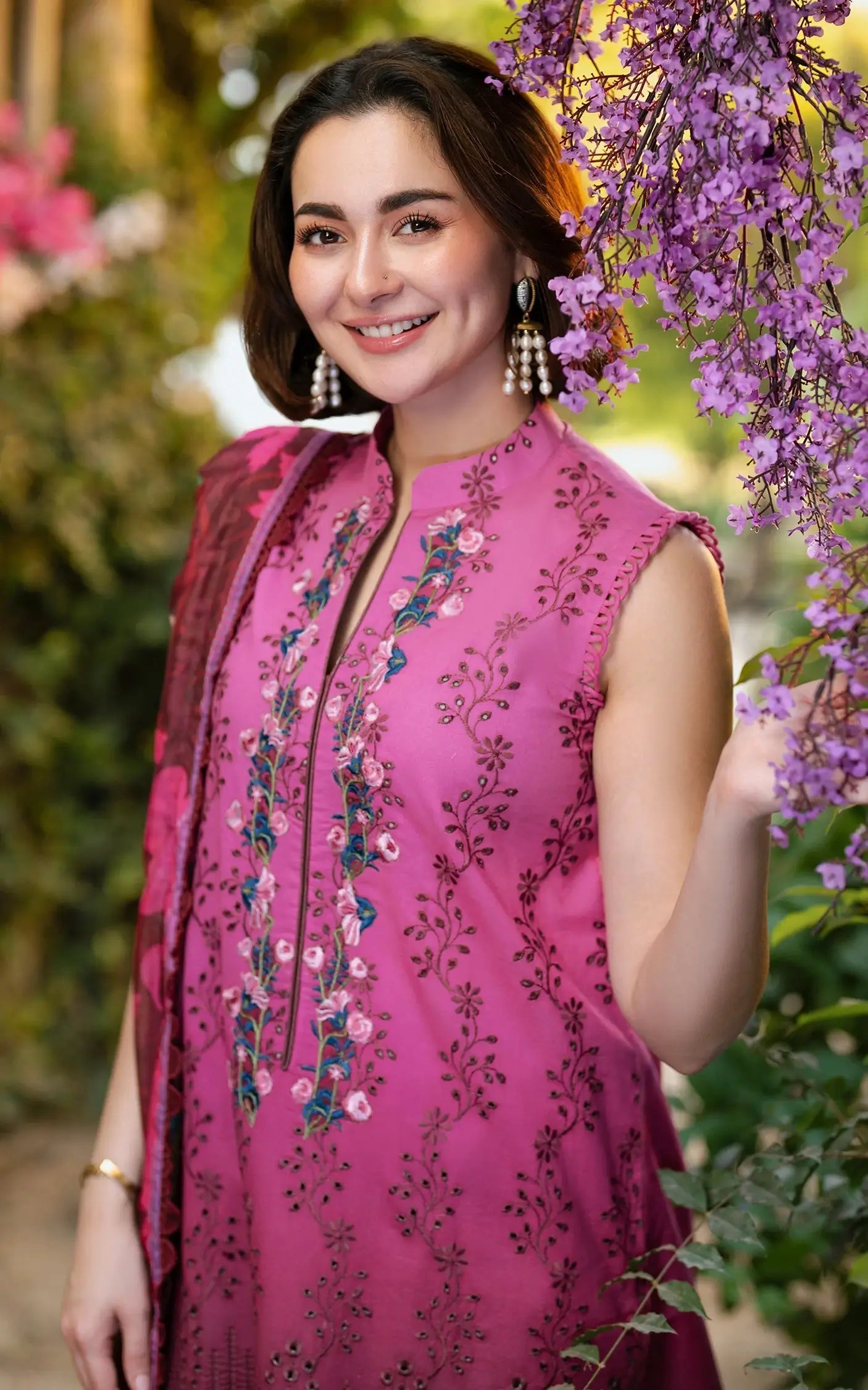 Asifa and Nabeel | Gulkari Summer 25 | Sunkissed Garden (GKL-13) - Official Asifa and Nabeel stockist in UK - Sakeena London