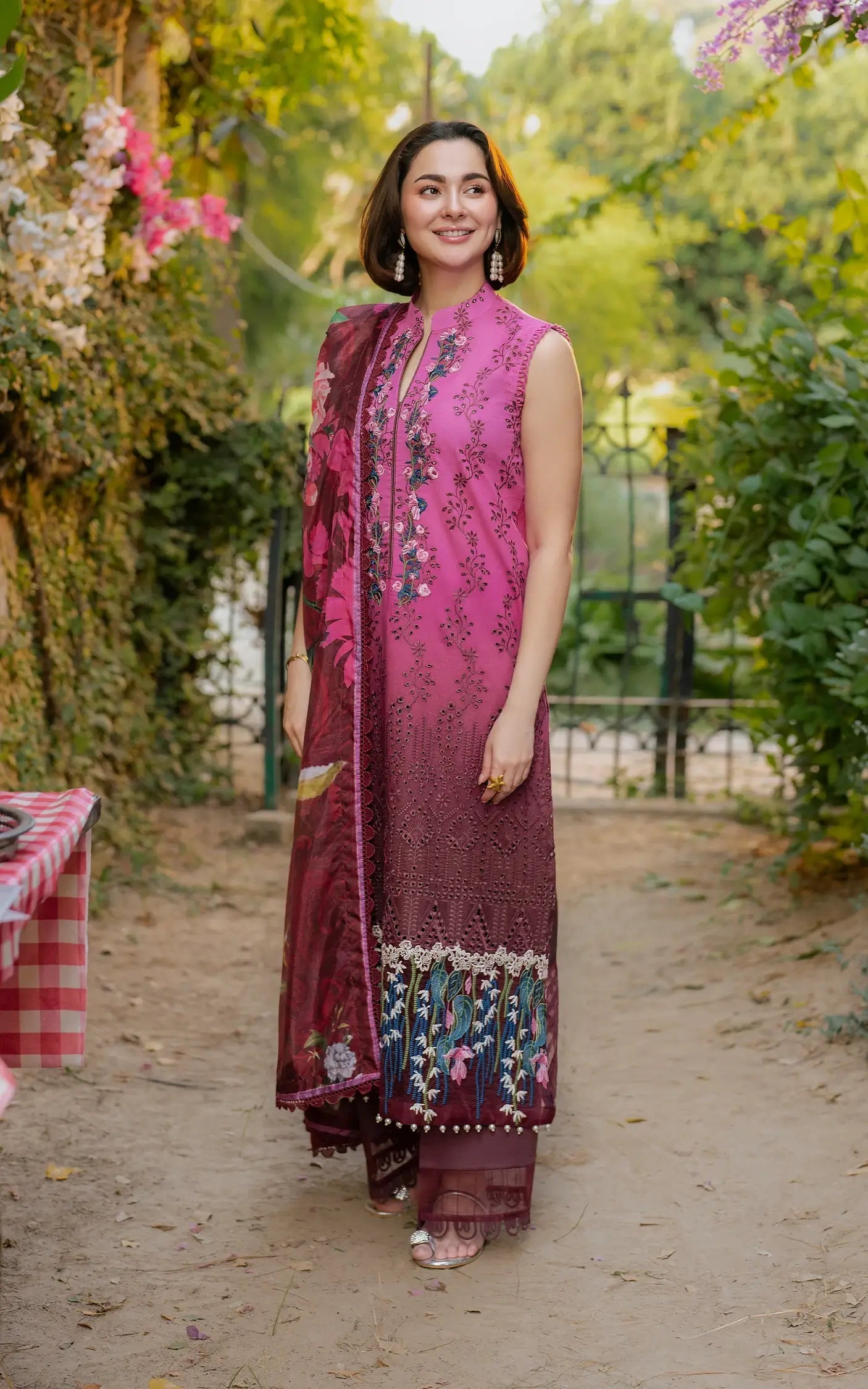 Asifa and Nabeel | Gulkari Summer 25 | Sunkissed Garden (GKL-13) - Official Asifa and Nabeel stockist in UK - Sakeena London