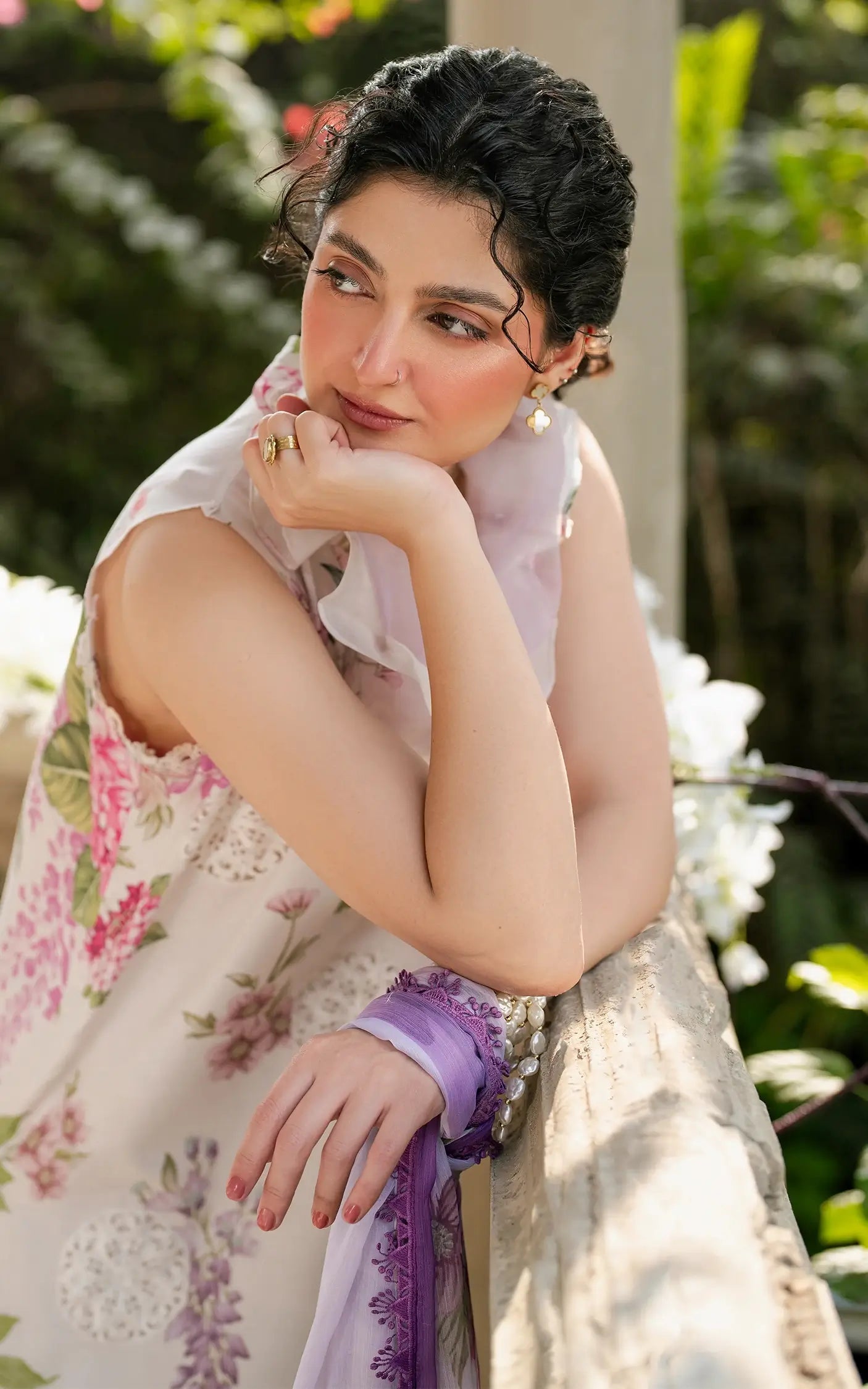 Asifa and Nabeel | Gulkari Summer 25 | Morning Dew (GKL-14) - Official Asifa and Nabeel stockist in UK - Sakeena London
