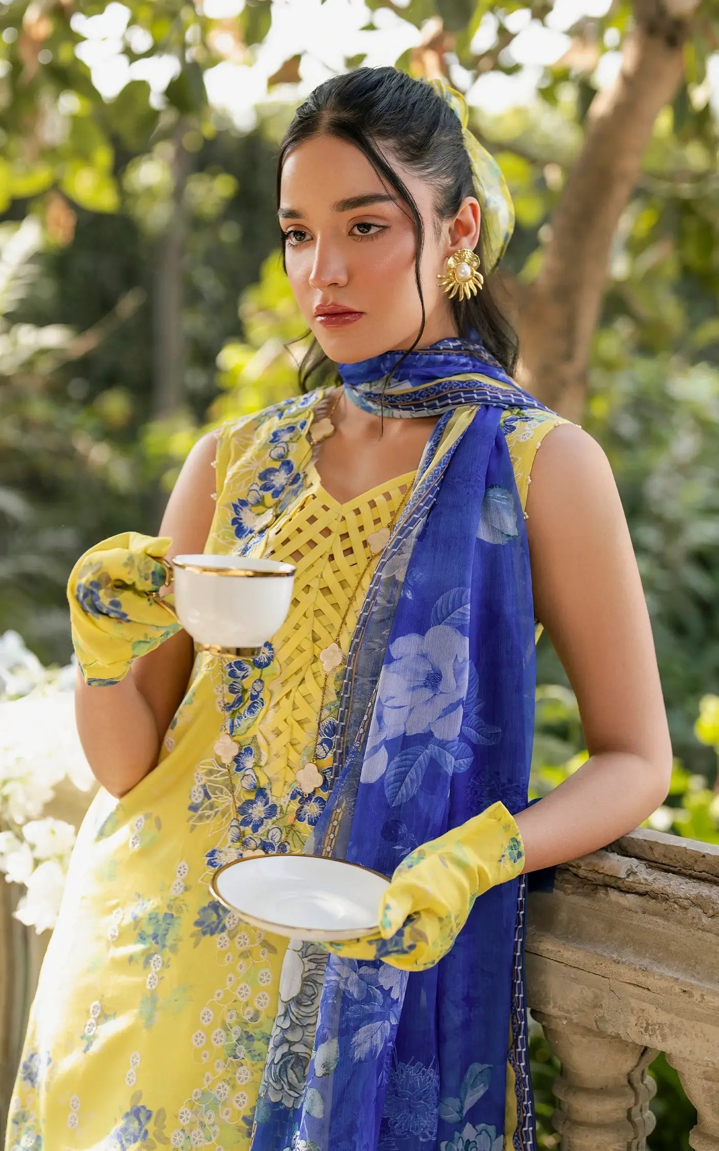 Asifa and Nabeel | Gulkari Summer 25 | Sunlit Breeze (GKL-15) - Official Asifa and Nabeel stockist in UK - Sakeena London