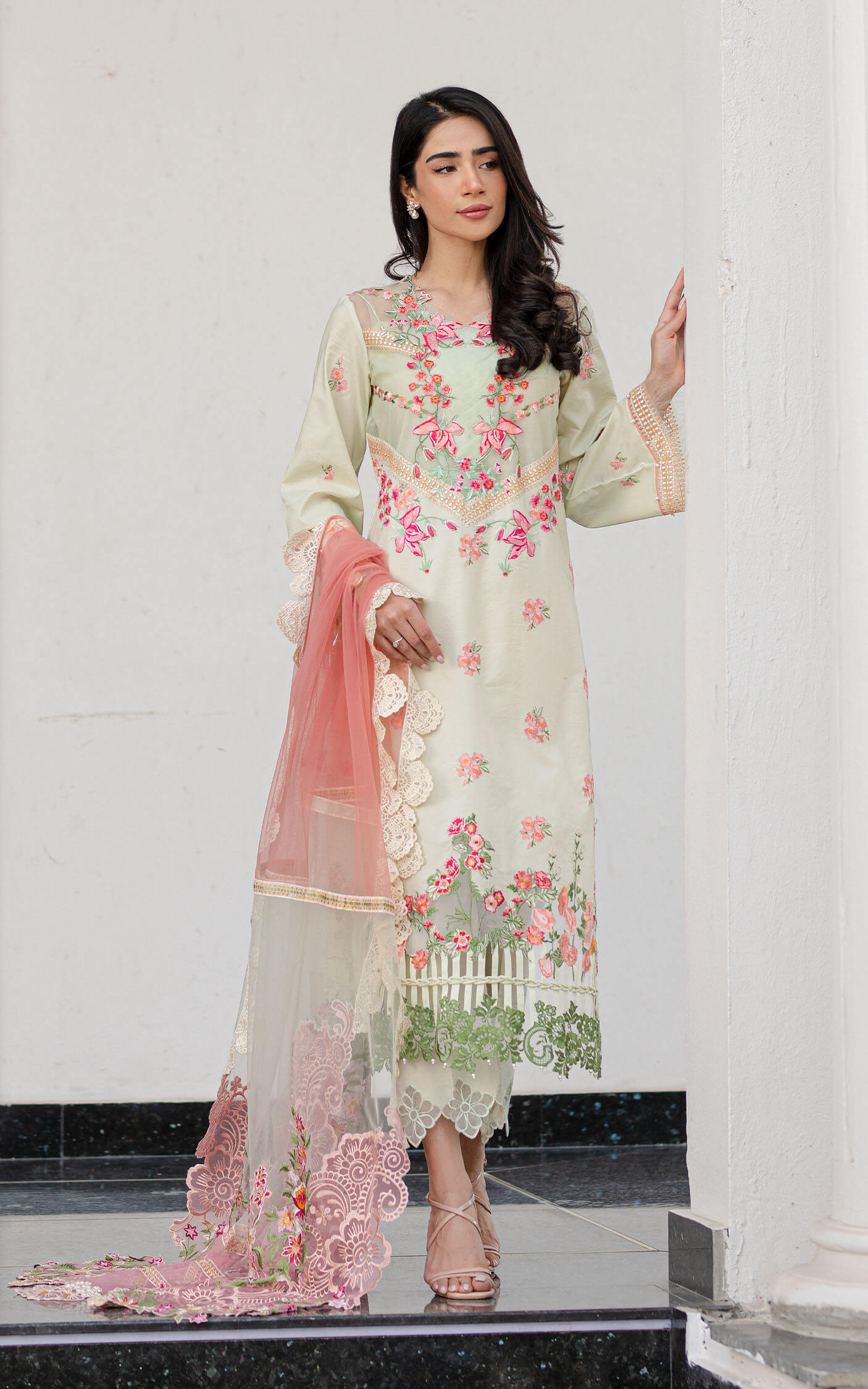 Asifa and Nabeel | Rosemary Ruffles 24 | Serene - Official Asifa and Nabeel stockist in UK - Sakeena London