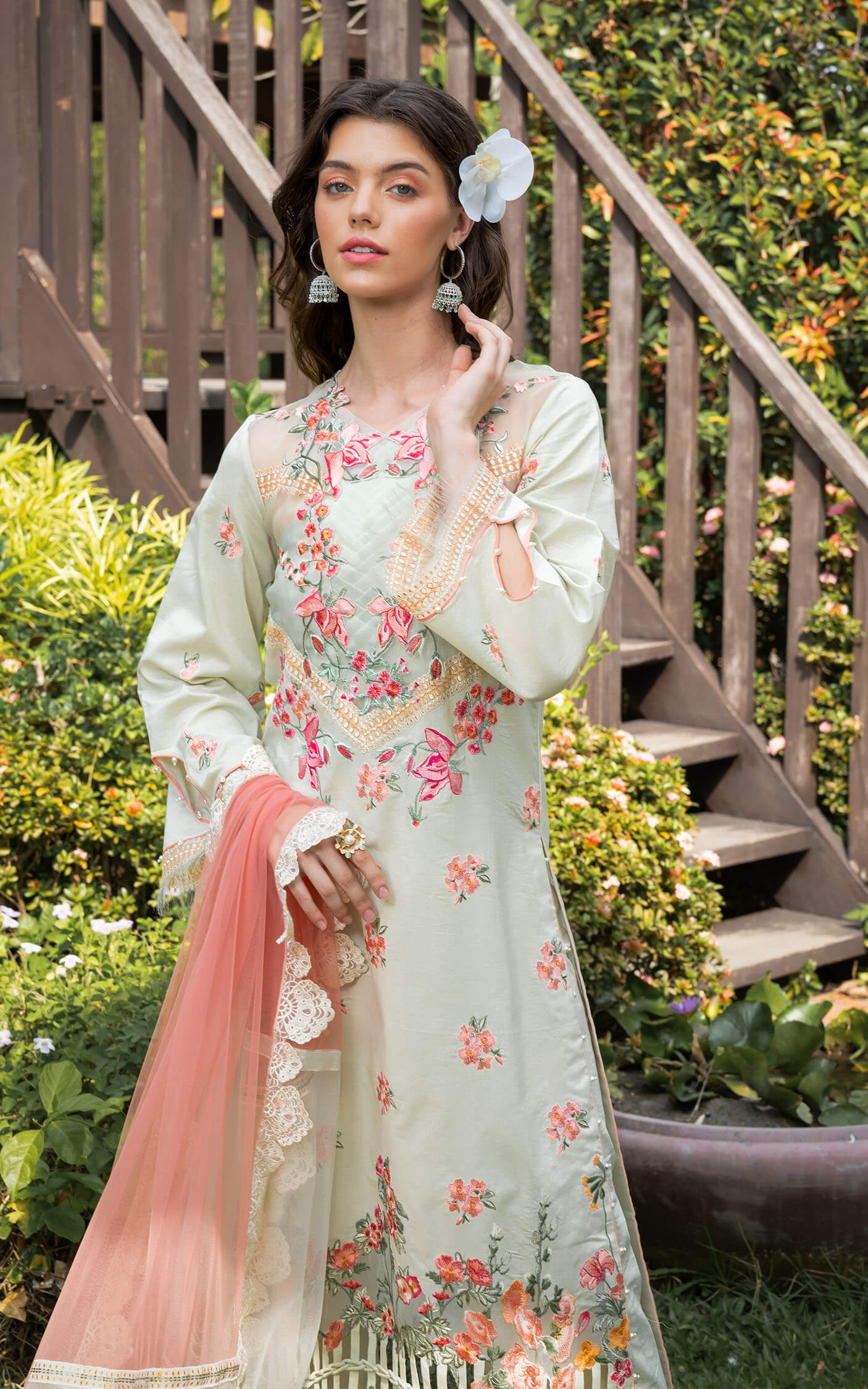 Asifa and Nabeel | Rosemary Ruffles 24 | Serene - Official Asifa and Nabeel stockist in UK - Sakeena London