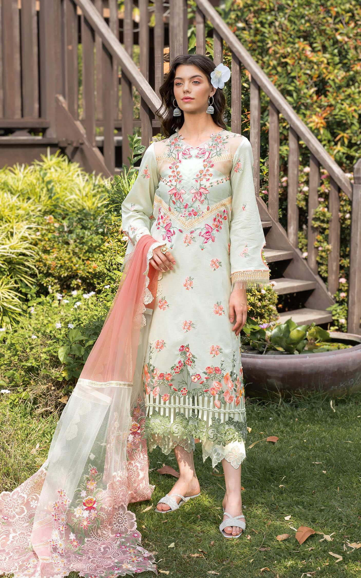 Asifa and Nabeel | Rosemary Ruffles 24 | Serene - Official Asifa and Nabeel stockist in UK - Sakeena London
