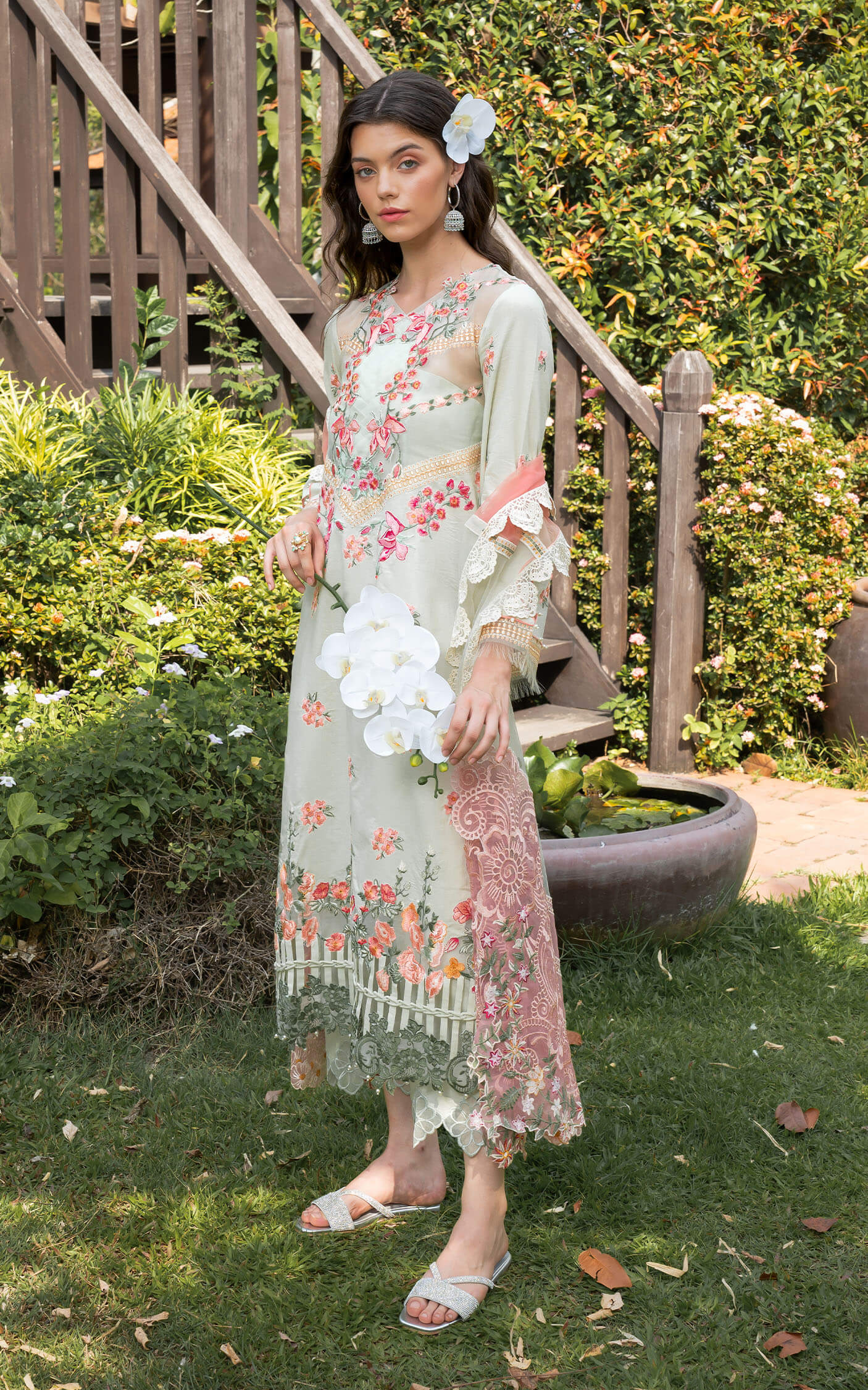 Asifa and Nabeel | Rosemary Ruffles 24 | Serene - Official Asifa and Nabeel stockist in UK - Sakeena London