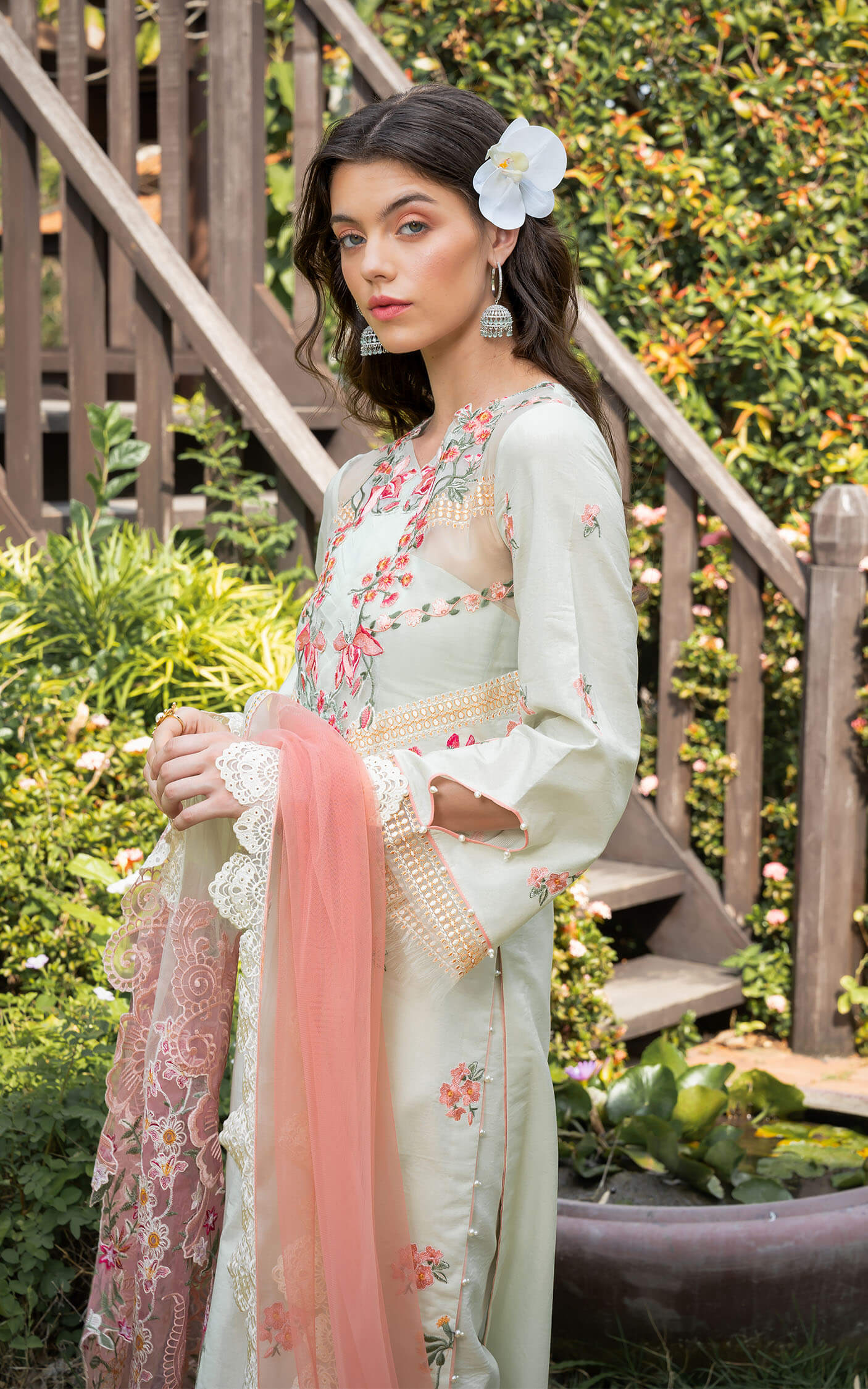 Asifa and Nabeel | Rosemary Ruffles 24 | Serene - Official Asifa and Nabeel stockist in UK - Sakeena London