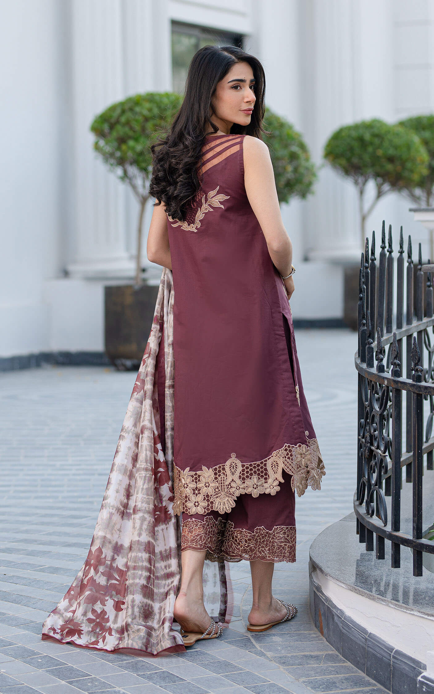 Asifa and Nabeel | Rosemary Ruffles 24 | Sheen - Official Asifa and Nabeel stockist in UK - Sakeena London