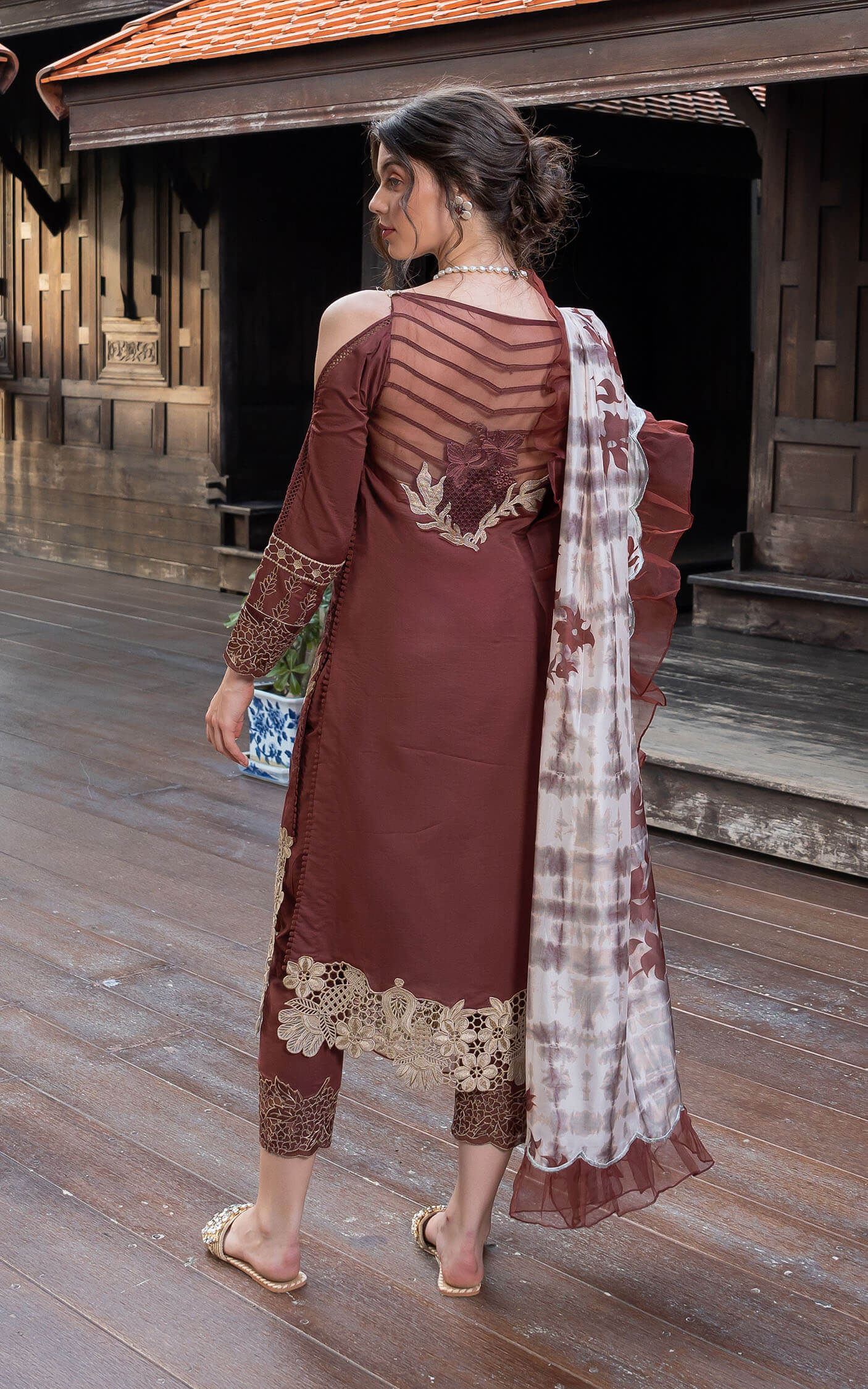 Asifa and Nabeel | Rosemary Ruffles 24 | Sheen - Official Asifa and Nabeel stockist in UK - Sakeena London
