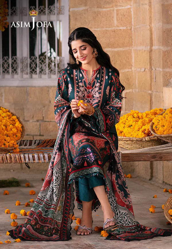 Asim Jofa | Aira Summer Prints | AJAR-13 - Official Asim Jofa stockist in UK - Sakeena London