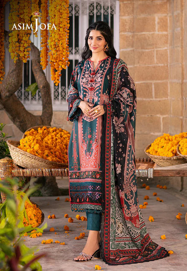 Asim Jofa | Aira Summer Prints | AJAR-13 - Official Asim Jofa stockist in UK - Sakeena London