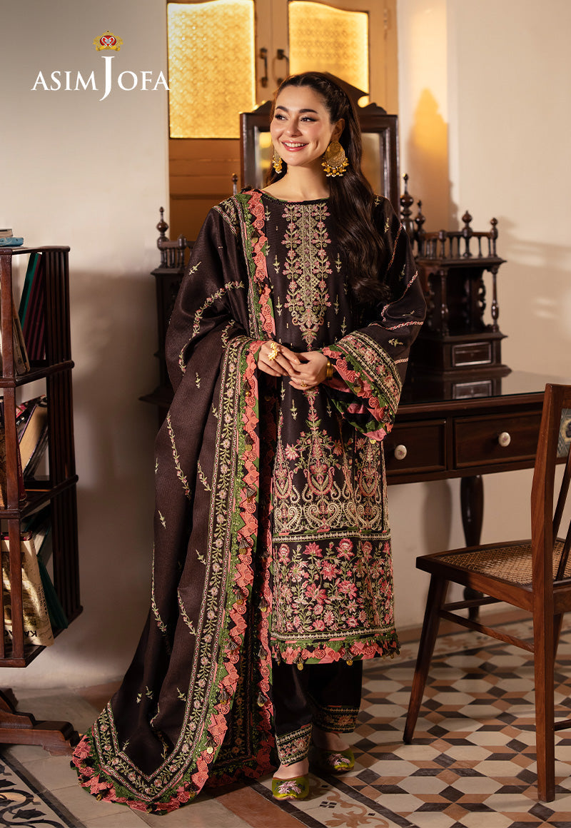 Asim Jofa | Pashmina Shawl 24 | AJKI-09 - Official Asim Jofa stockist in UK - Sakeena London