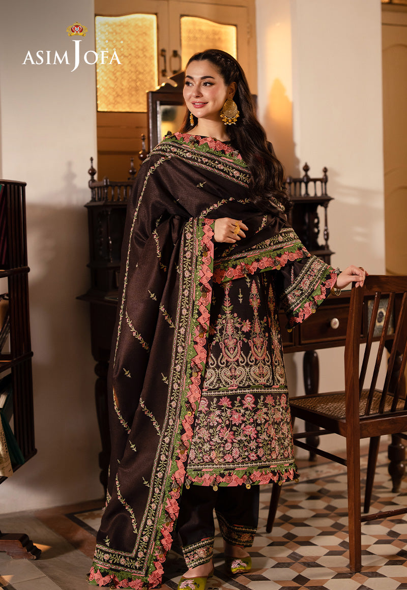 Asim Jofa | Pashmina Shawl 24 | AJKI-09 - Official Asim Jofa stockist in UK - Sakeena London
