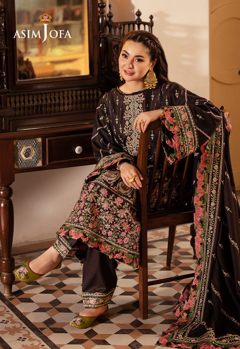 Asim Jofa | Pashmina Shawl 24 | AJKI-09 - Official Asim Jofa stockist in UK - Sakeena London
