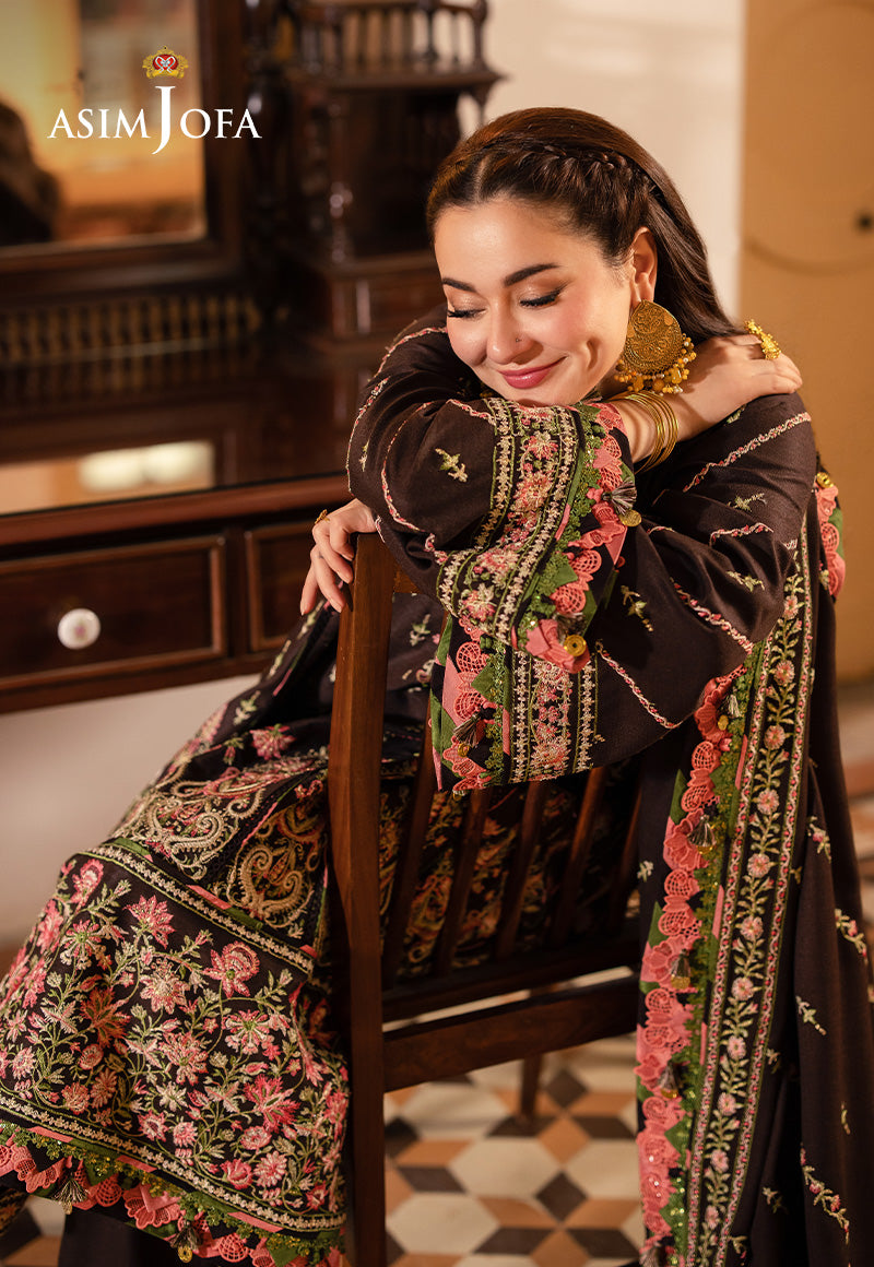 Asim Jofa | Pashmina Shawl 24 | AJKI-09 - Official Asim Jofa stockist in UK - Sakeena London