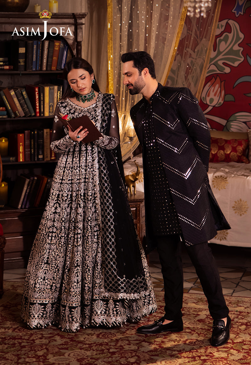 Asim Jofa | Vasl Wedding Formals | AJCR-02 - Official Asim Jofa stockist in UK - Sakeena London