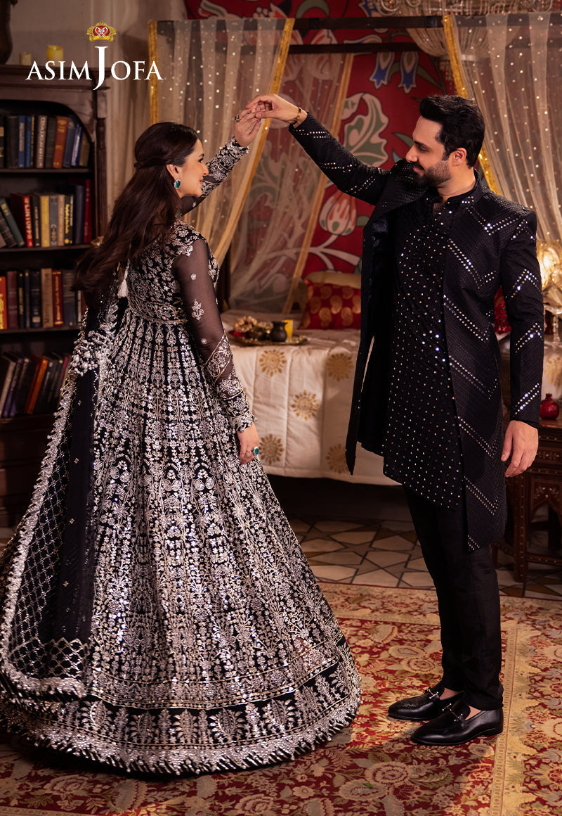 Asim Jofa | Vasl Wedding Formals | AJCR-02 - Official Asim Jofa stockist in UK - Sakeena London