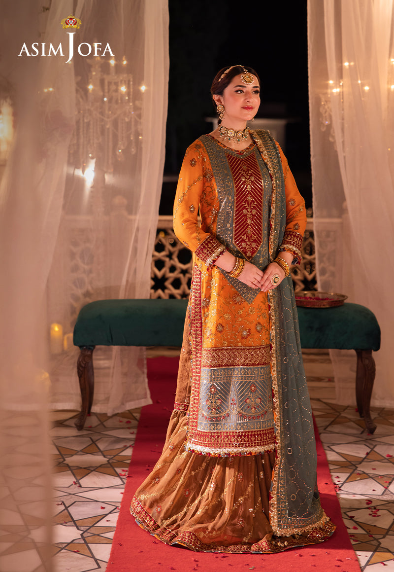 Asim Jofa | Vasl Wedding Formals | AJCR-07 - Official Asim Jofa stockist in UK - Sakeena London