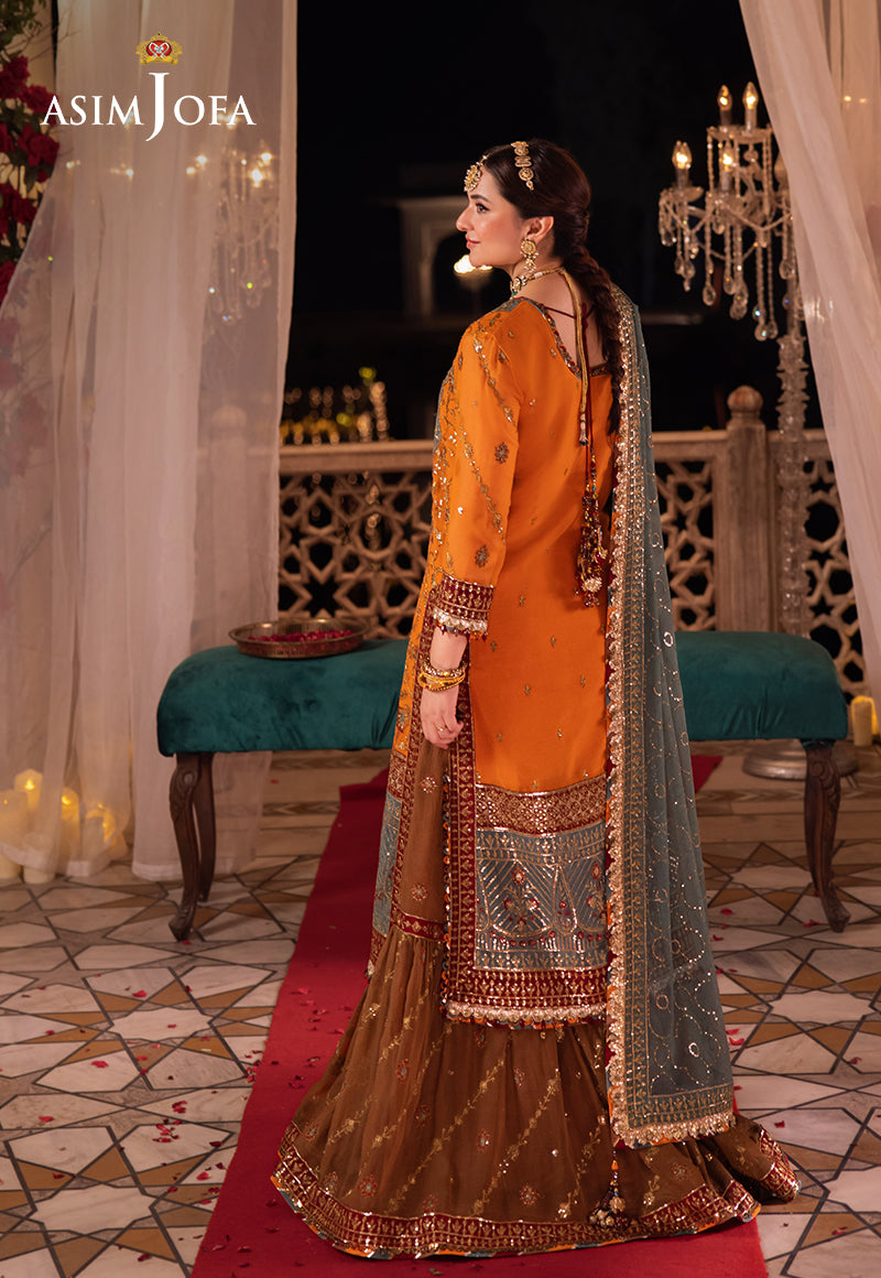 Asim Jofa | Vasl Wedding Formals | AJCR-07 - Official Asim Jofa stockist in UK - Sakeena London