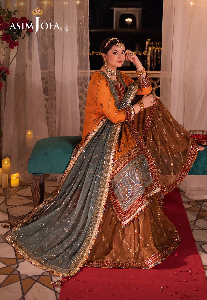 Asim Jofa | Vasl Wedding Formals | AJCR-07 - Official Asim Jofa stockist in UK - Sakeena London