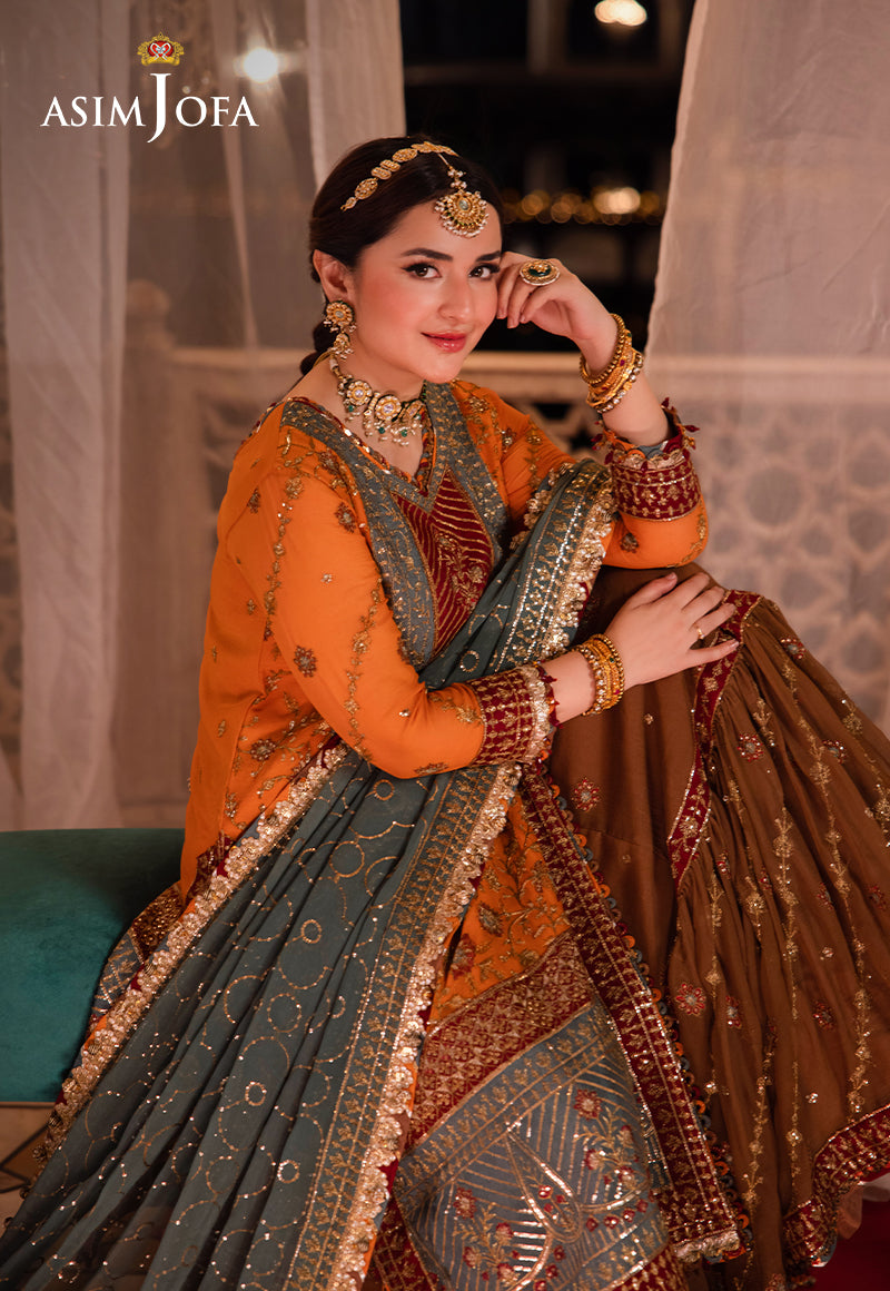 Asim Jofa | Vasl Wedding Formals | AJCR-07 - Official Asim Jofa stockist in UK - Sakeena London
