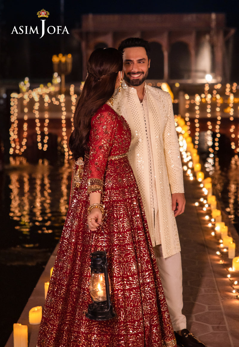 Asim Jofa | Vasl Wedding Formals | AJCR-05 - Official Asim Jofa stockist in UK - Sakeena London