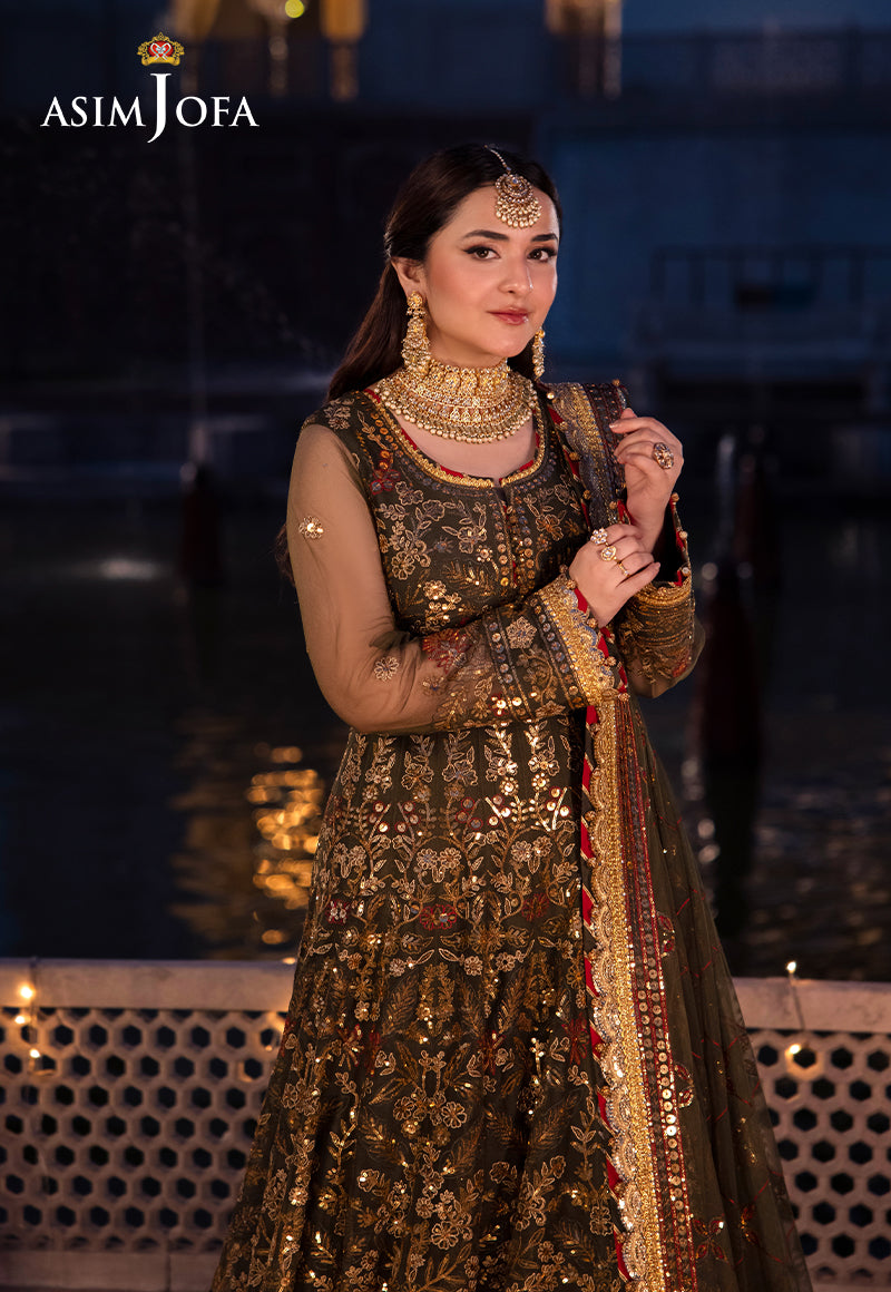 Asim Jofa | Vasl Wedding Formals | AJCR-09 - Official Asim Jofa stockist in UK - Sakeena London