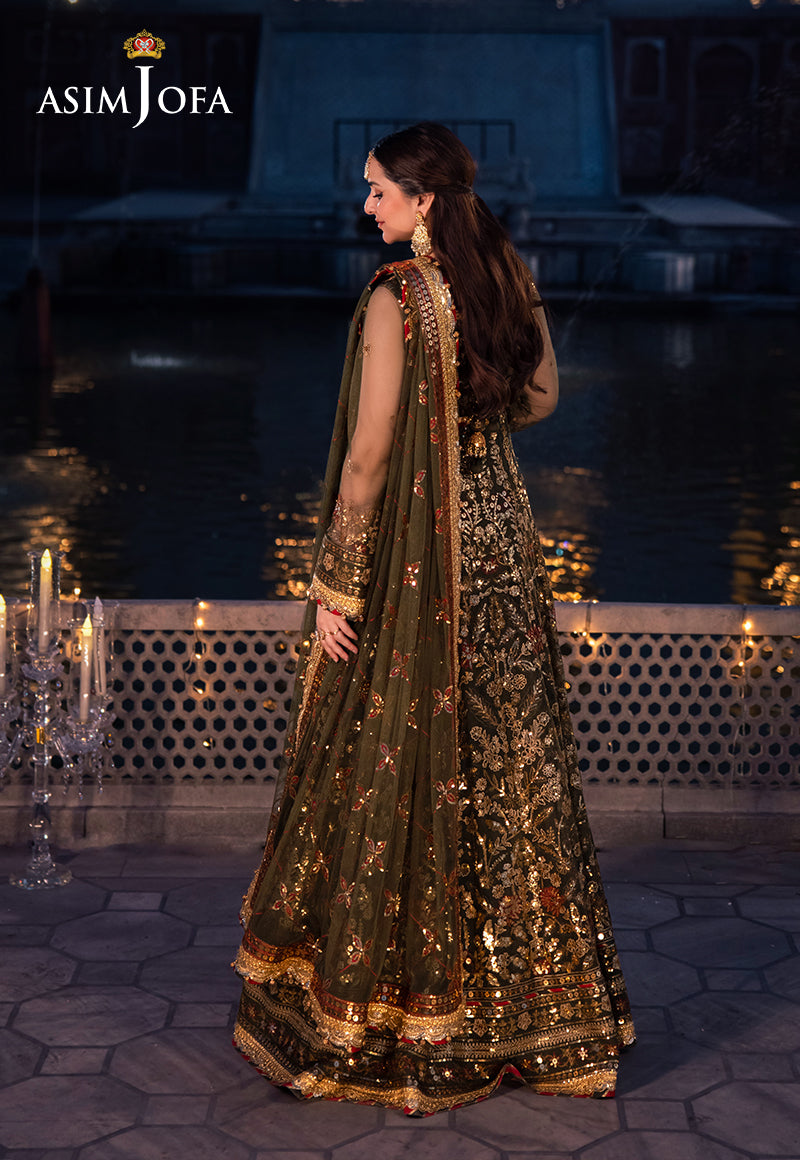 Asim Jofa | Vasl Wedding Formals | AJCR-09 - Official Asim Jofa stockist in UK - Sakeena London