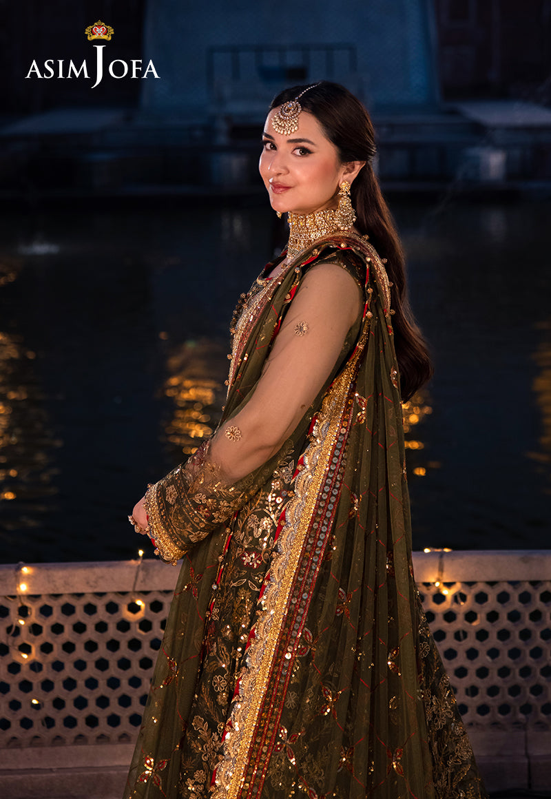 Asim Jofa | Vasl Wedding Formals | AJCR-09 - Official Asim Jofa stockist in UK - Sakeena London