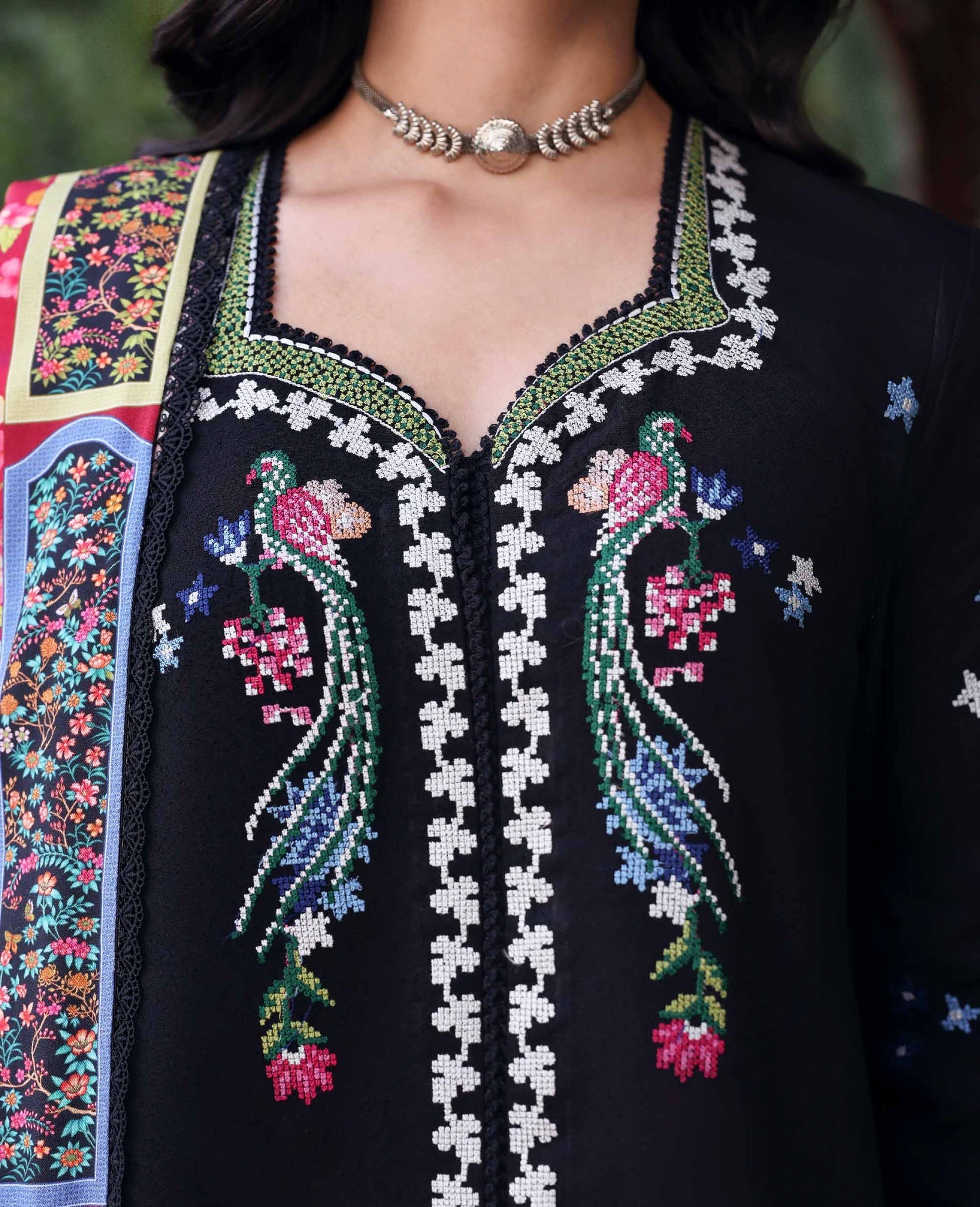 Republic Womenswear | Amaris Luxury Shawl 25 | Aveline - Official Republic Womenswear stockist in UK - Sakeena London