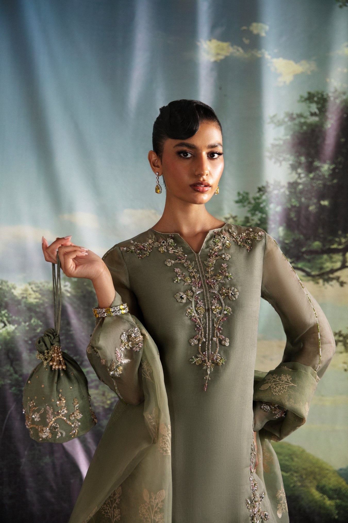 Ayesha and Usman | Bliss Luxury Pret | Fern - Official Ayesha and Usman stockist in UK - Sakeena London