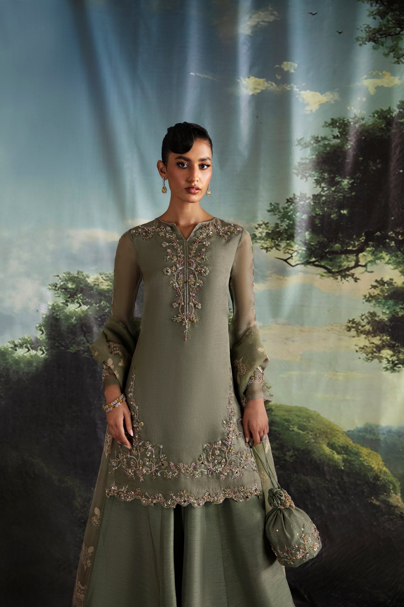 Ayesha and Usman | Bliss Luxury Pret | Fern - Official Ayesha and Usman stockist in UK - Sakeena London