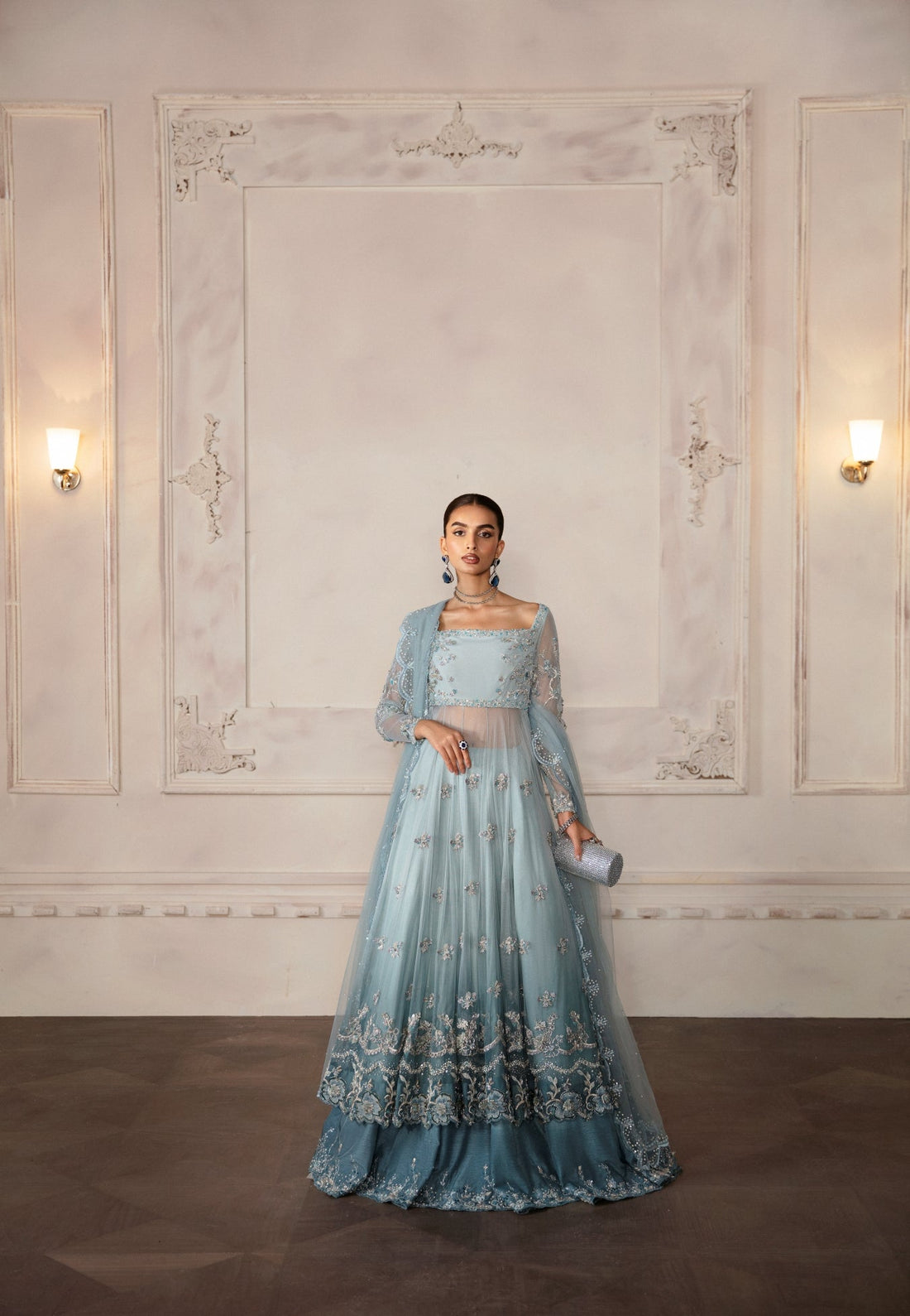 Ayesha and Usman | Bliss Luxury Pret | Frozen Aqua - Official Ayesha and Usman stockist in UK - Sakeena London