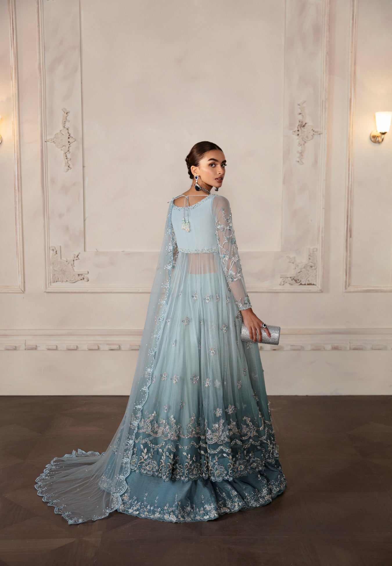 Ayesha and Usman | Bliss Luxury Pret | Frozen Aqua - Official Ayesha and Usman stockist in UK - Sakeena London