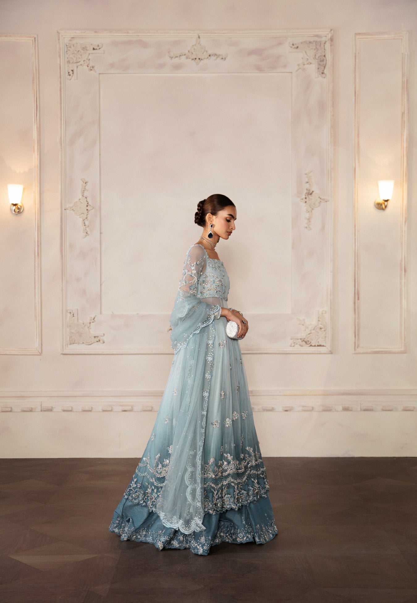 Ayesha and Usman | Bliss Luxury Pret | Frozen Aqua - Official Ayesha and Usman stockist in UK - Sakeena London