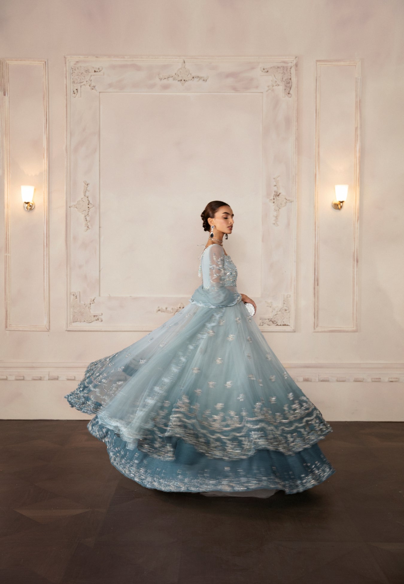 Ayesha and Usman | Bliss Luxury Pret | Frozen Aqua - Official Ayesha and Usman stockist in UK - Sakeena London