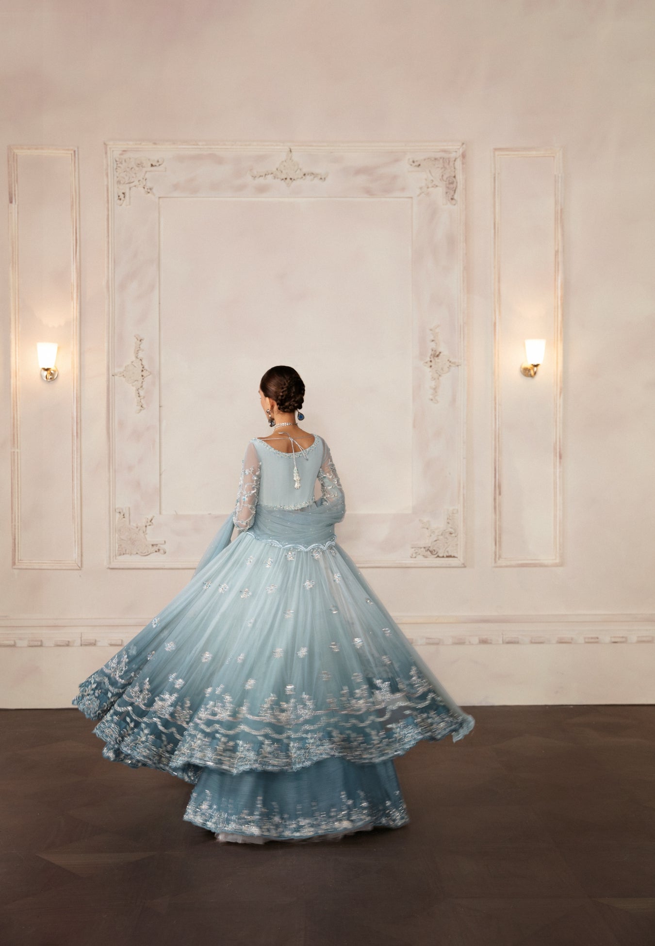 Ayesha and Usman | Bliss Luxury Pret | Frozen Aqua - Official Ayesha and Usman stockist in UK - Sakeena London
