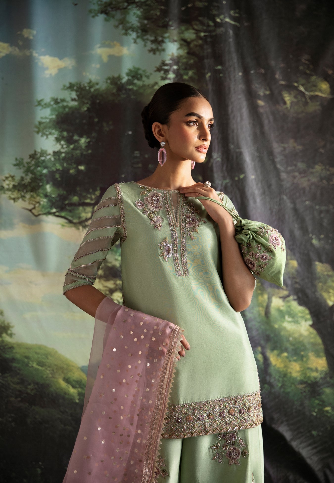 Ayesha and Usman | Bliss Luxury Pret | Lime Lily - Official Ayesha and Usman stockist in UK - Sakeena London