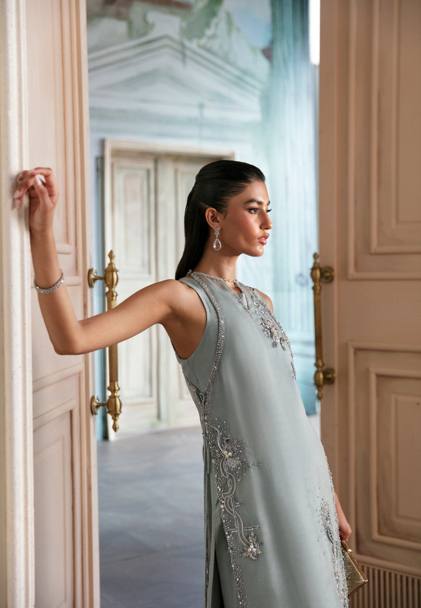 Ayesha and Usman | Bliss Luxury Pret | Moon stone - Official Ayesha and Usman stockist in UK - Sakeena London