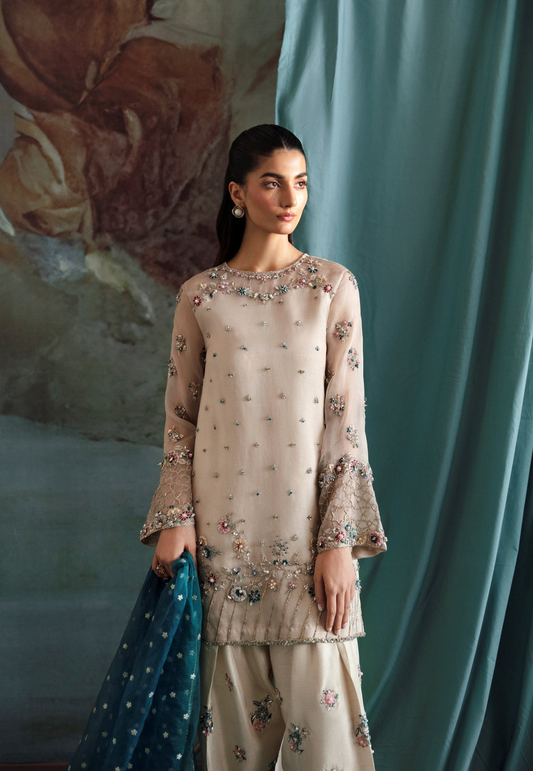 Ayesha and Usman | Bliss Luxury Pret | Polar Mist - Official Ayesha and Usman stockist in UK - Sakeena London