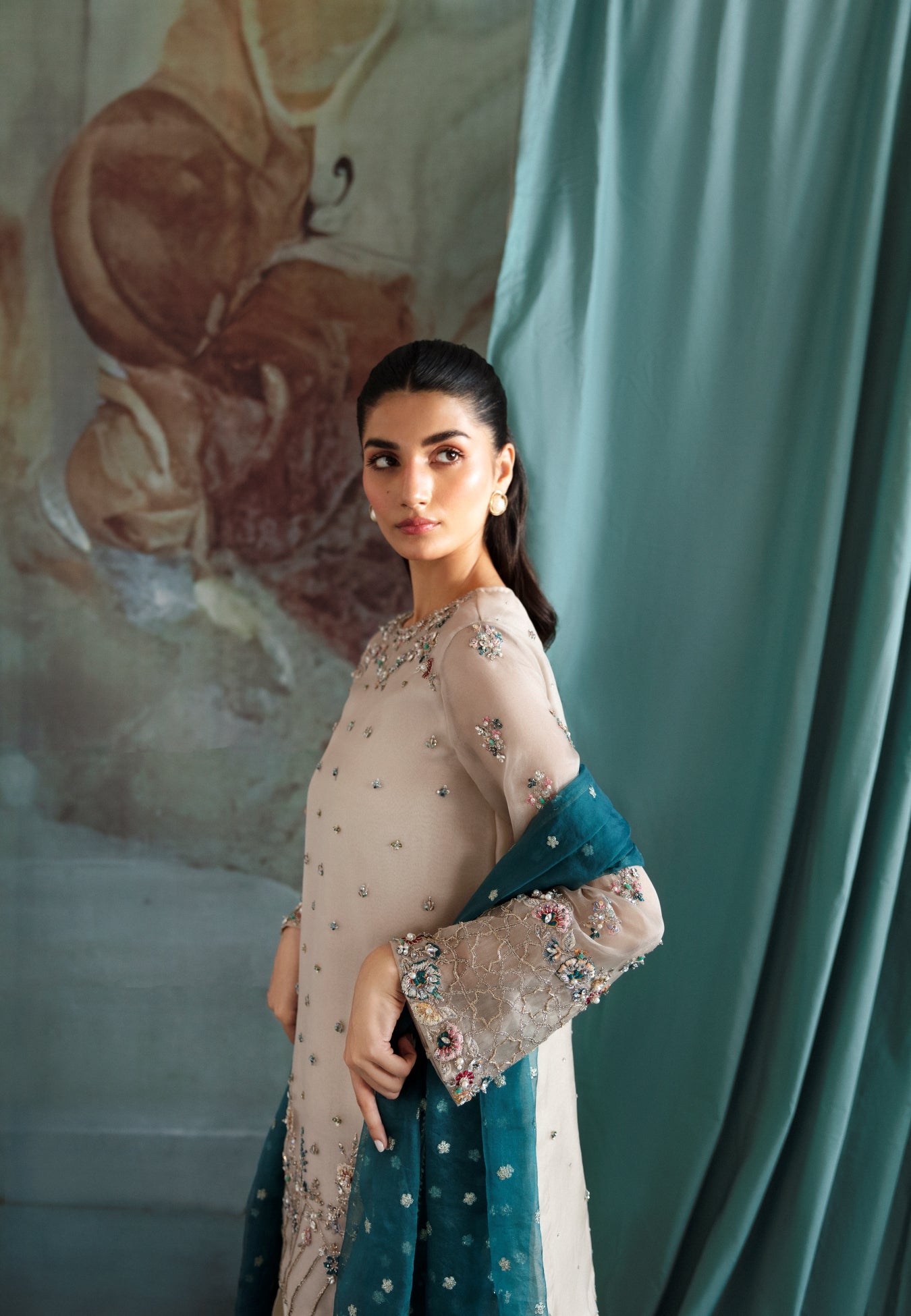 Ayesha and Usman | Bliss Luxury Pret | Polar Mist - Official Ayesha and Usman stockist in UK - Sakeena London