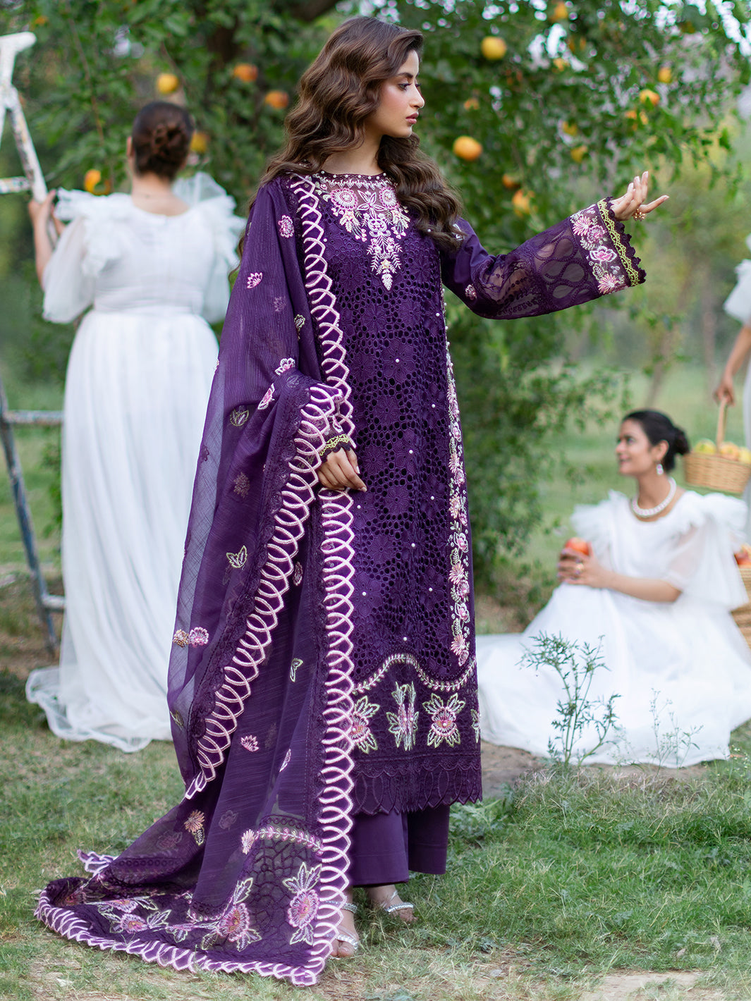 Mahnur | Sophie Luxury Lawn 25 | Ayra - Official Mahnur stockist in UK - Sakeena London
