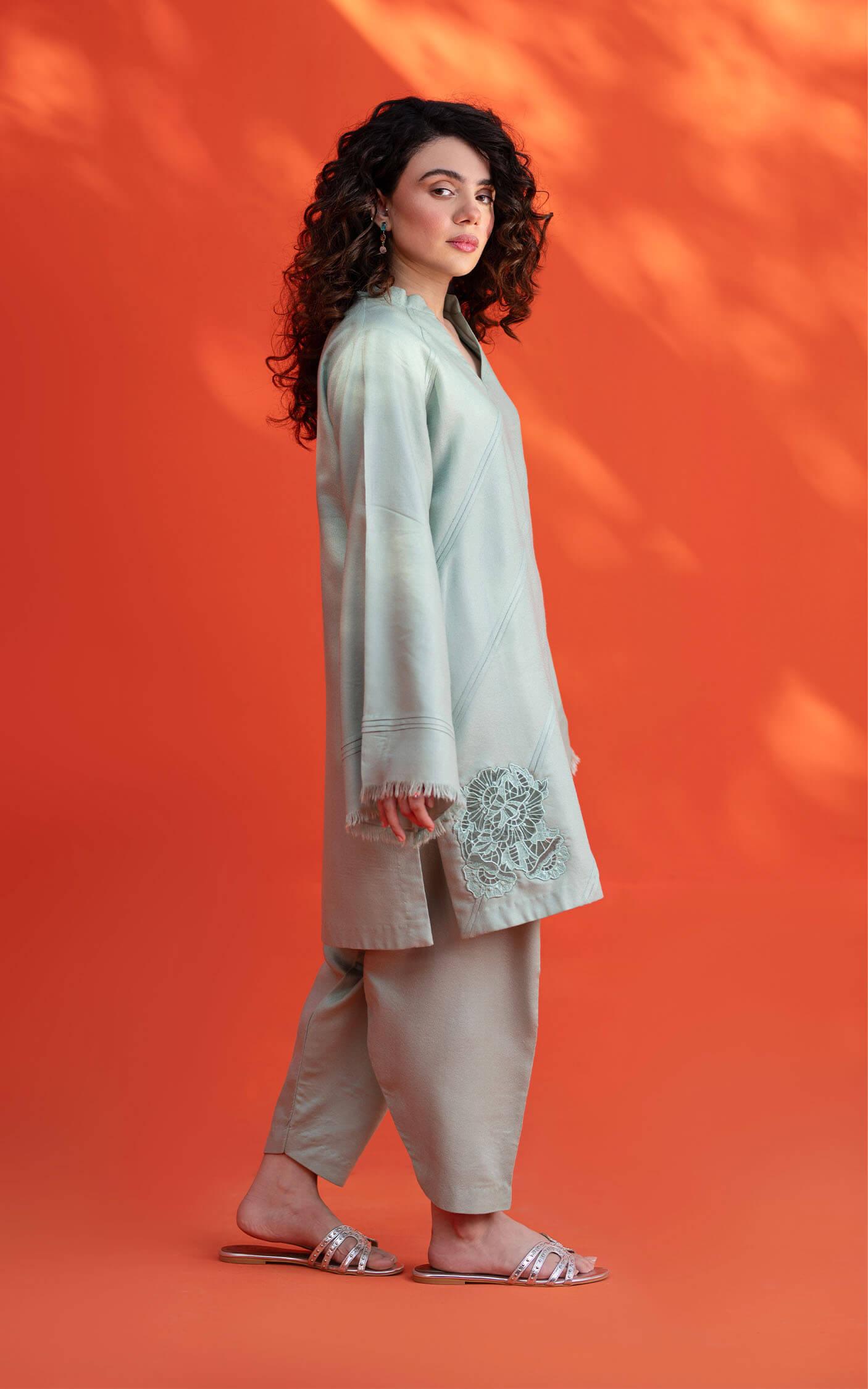 Asifa and Nabeel | Basic Pret 24 | Azure - Official Asifa and Nabeel stockist in UK - Sakeena London